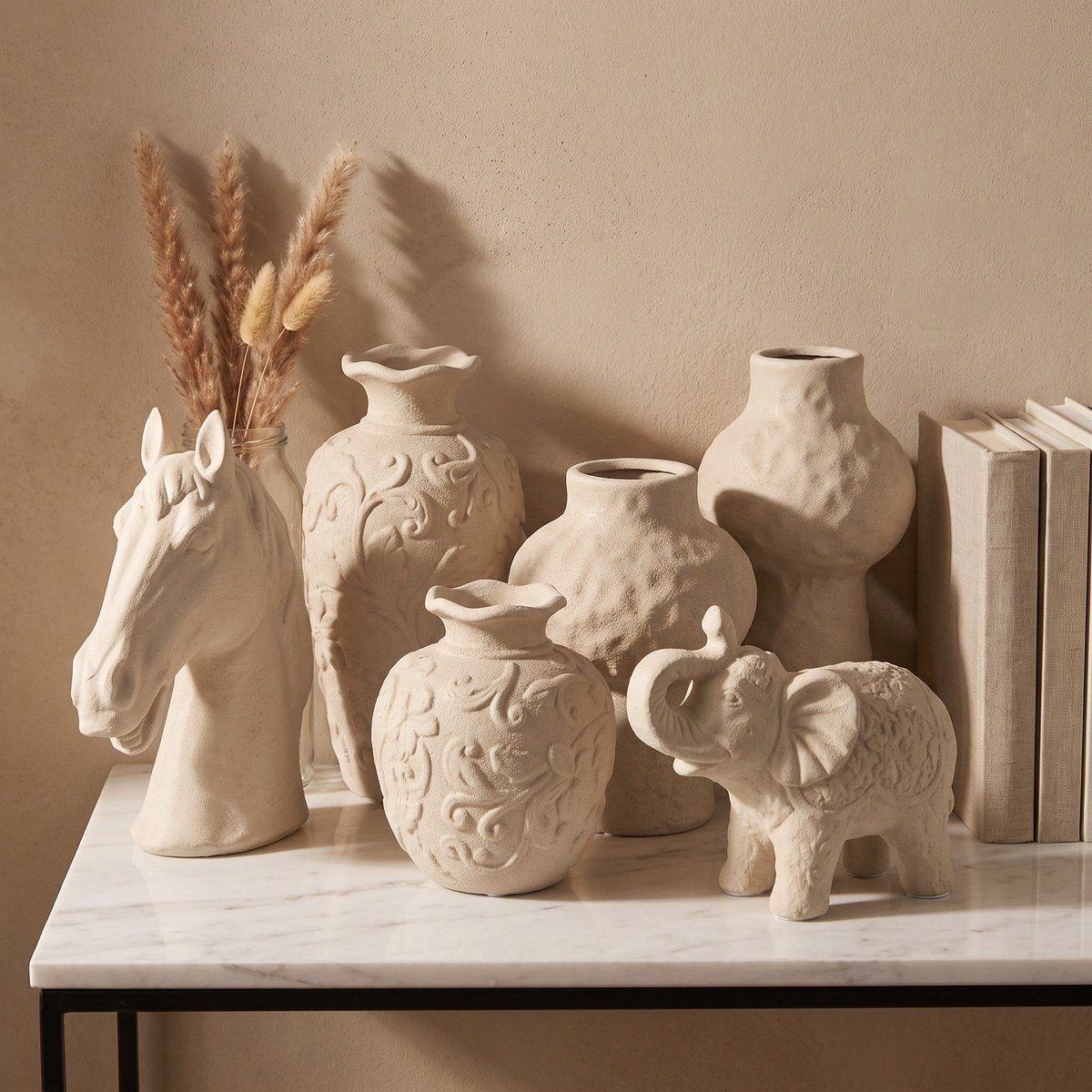 Audrey Madison Ceramic Elephant Decorative Accent - 25x12x20 cm-hbxhomeware-homedecor-figurinesandornaments-image-4