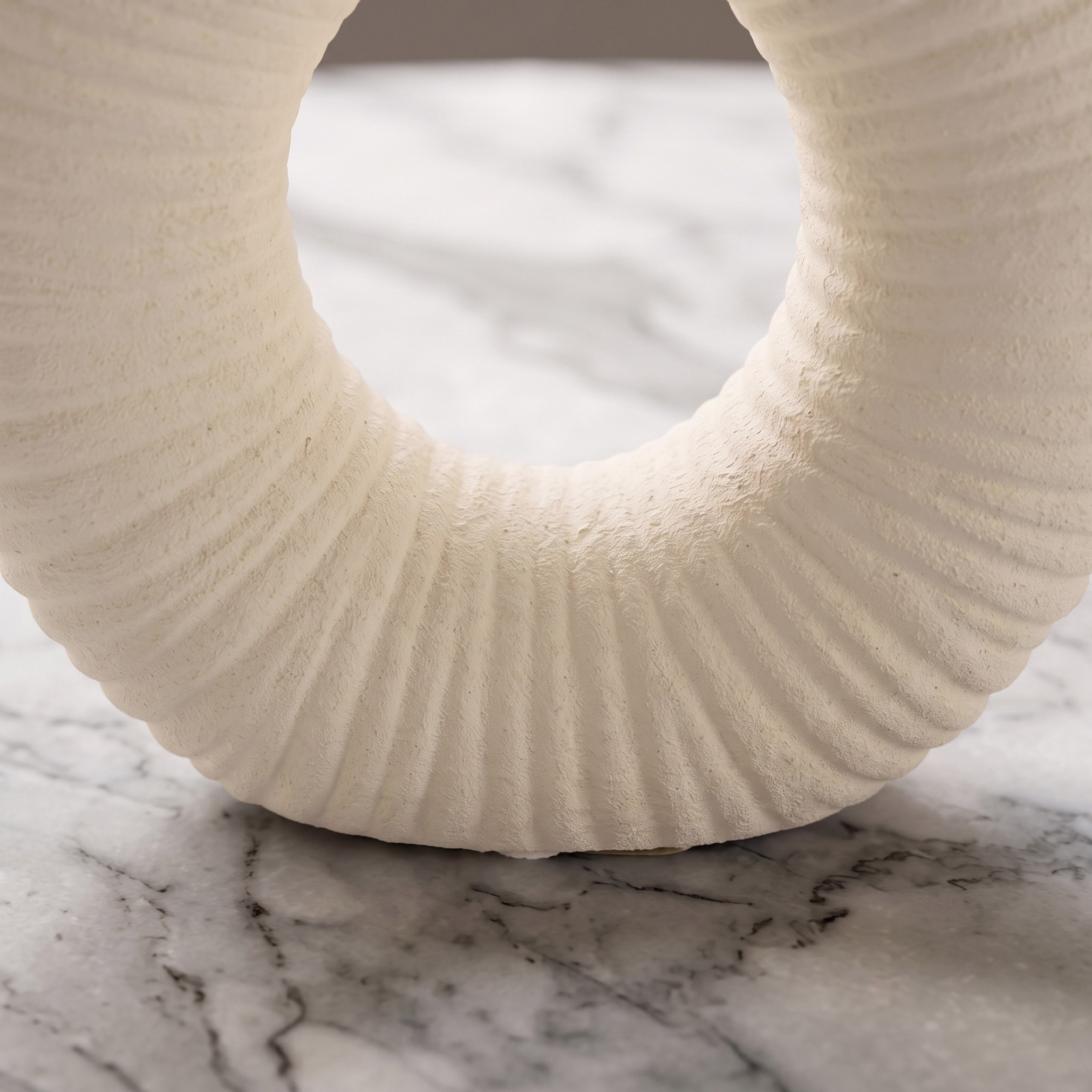 Audrey Madison Decorative Ceramic Donut Vase - 22x8.5x25 cm-hbxbedroom-decorandaccessories-vases-image-3