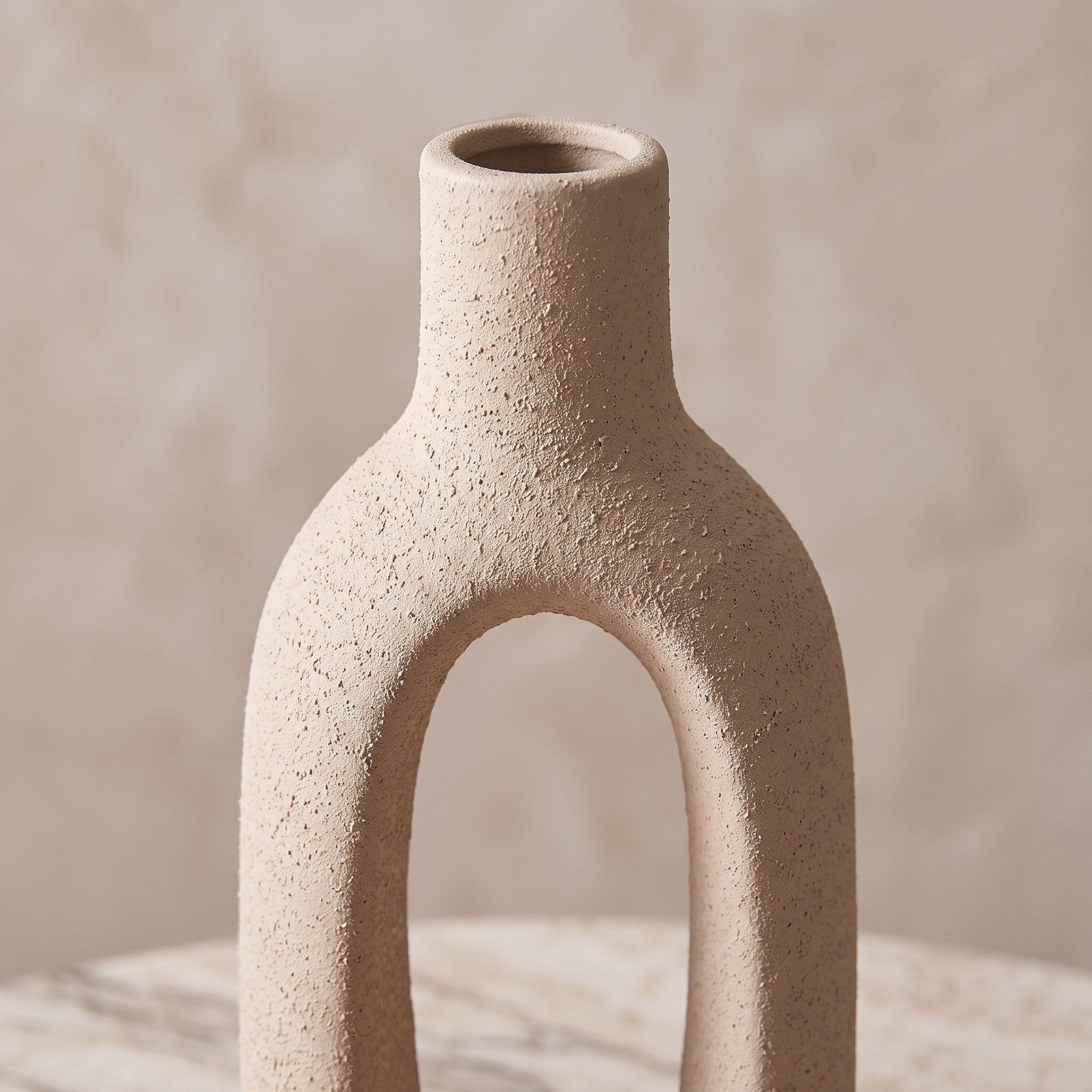 Audrey Madison Decorative Ceramic Oval Hollow Vase - 10.5x8x27 cm-hbxbedroom-decorandaccessories-vases-image-2