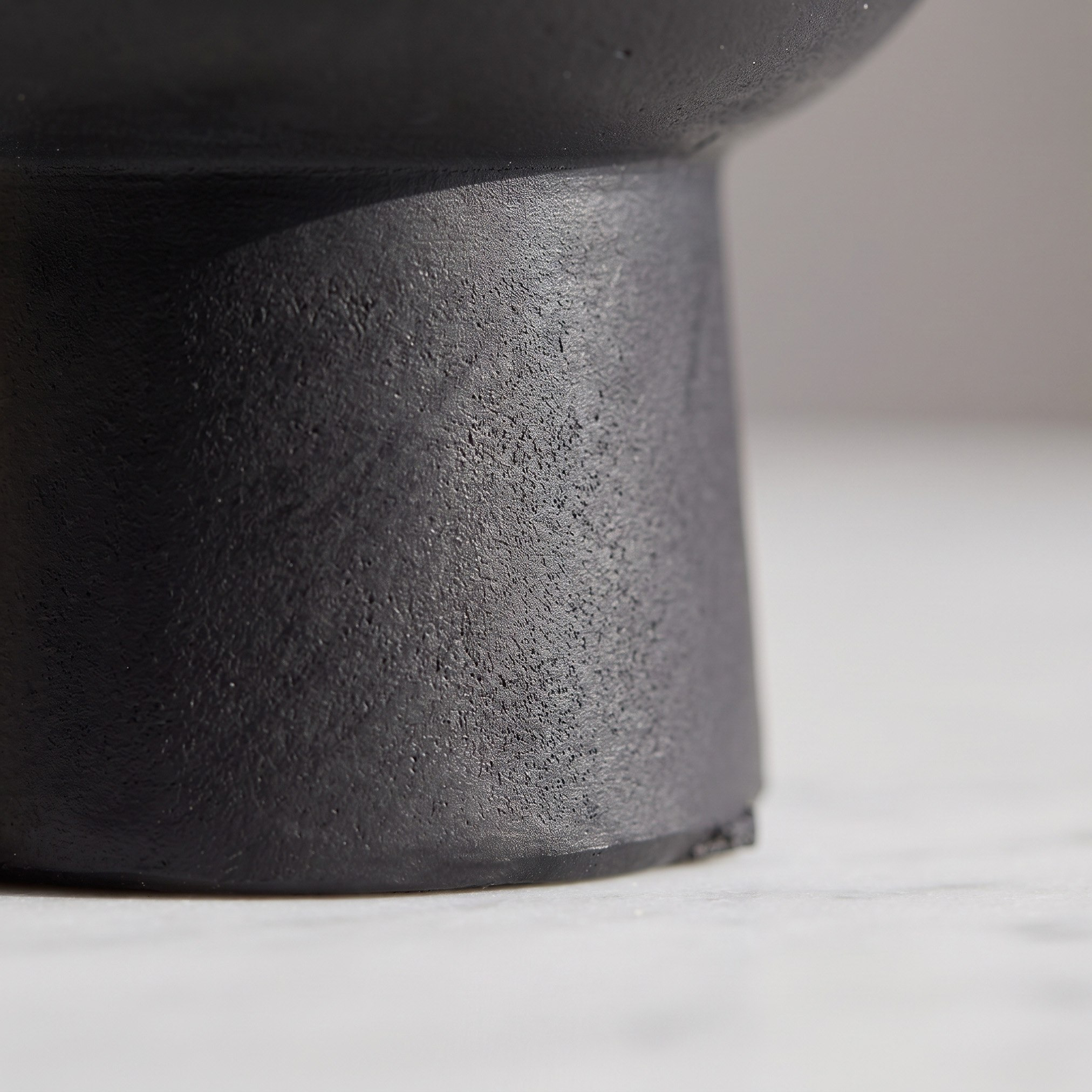 Audrey-Madison Decorative Cement Chunky Taper Candleholder - 10x10x12.5 cm-hbxlivingroom-decorandaccessories-candleholders-image-4