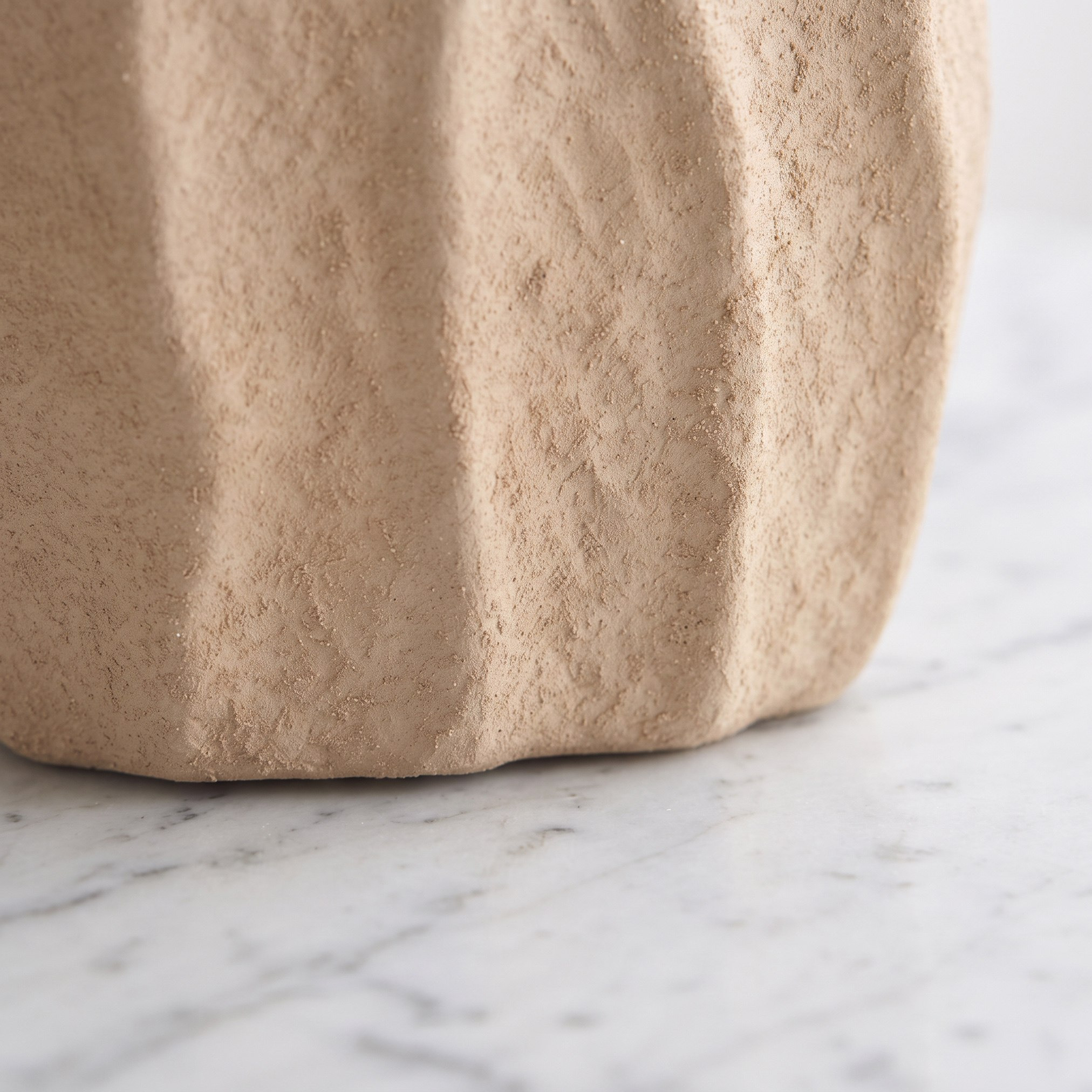 Audrey Madison Organic Texture Ceramic Decorative Vase - 15.5x6x19 cm-hbxbedroom-decorandaccessories-vases-image-3