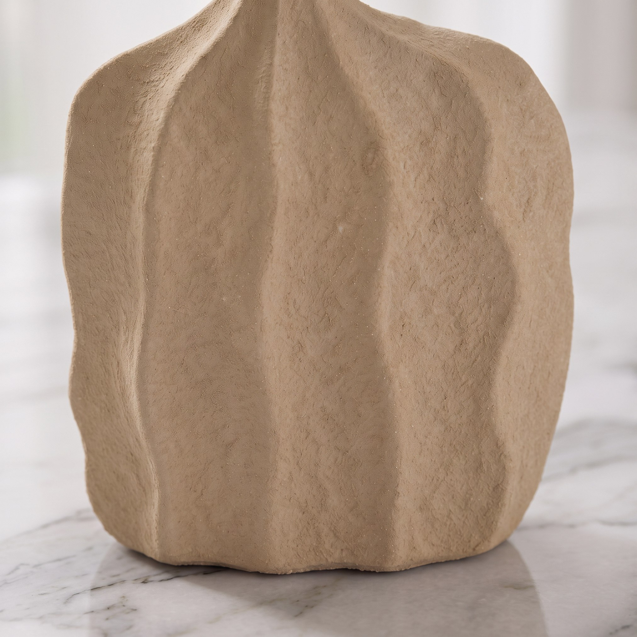 Audrey-Madison Ceramic Texture Organic Decorative Vase - 17x7x24 cm-hbxbedroom-decorandaccessories-vases-image-3