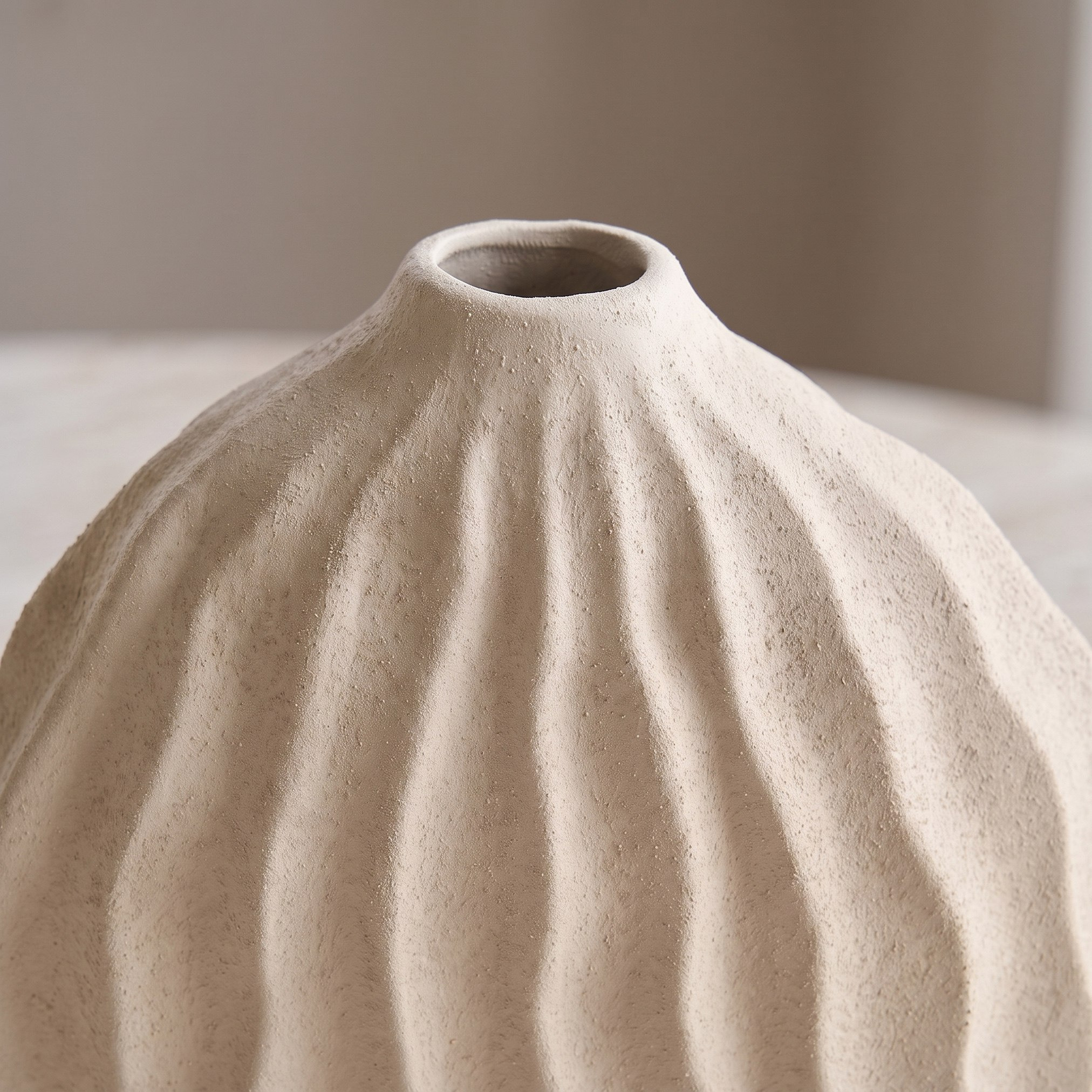 Audrey Madison Decorative Organic Texture Ceramic Vase - 22x6x24.5 cm-hbxbedroom-decorandaccessories-vases-image-2