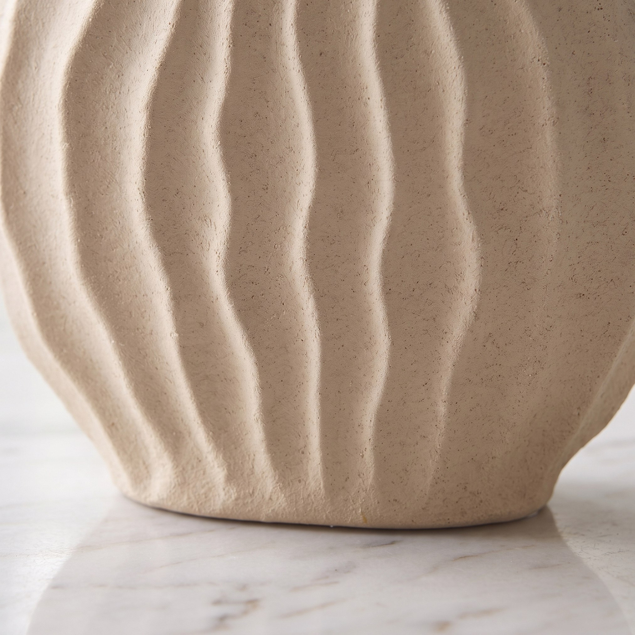 Audrey Madison Organic Texture Ceramic Decorative Vase - 18x5x19 cm-hbxbedroom-decorandaccessories-vases-image-3