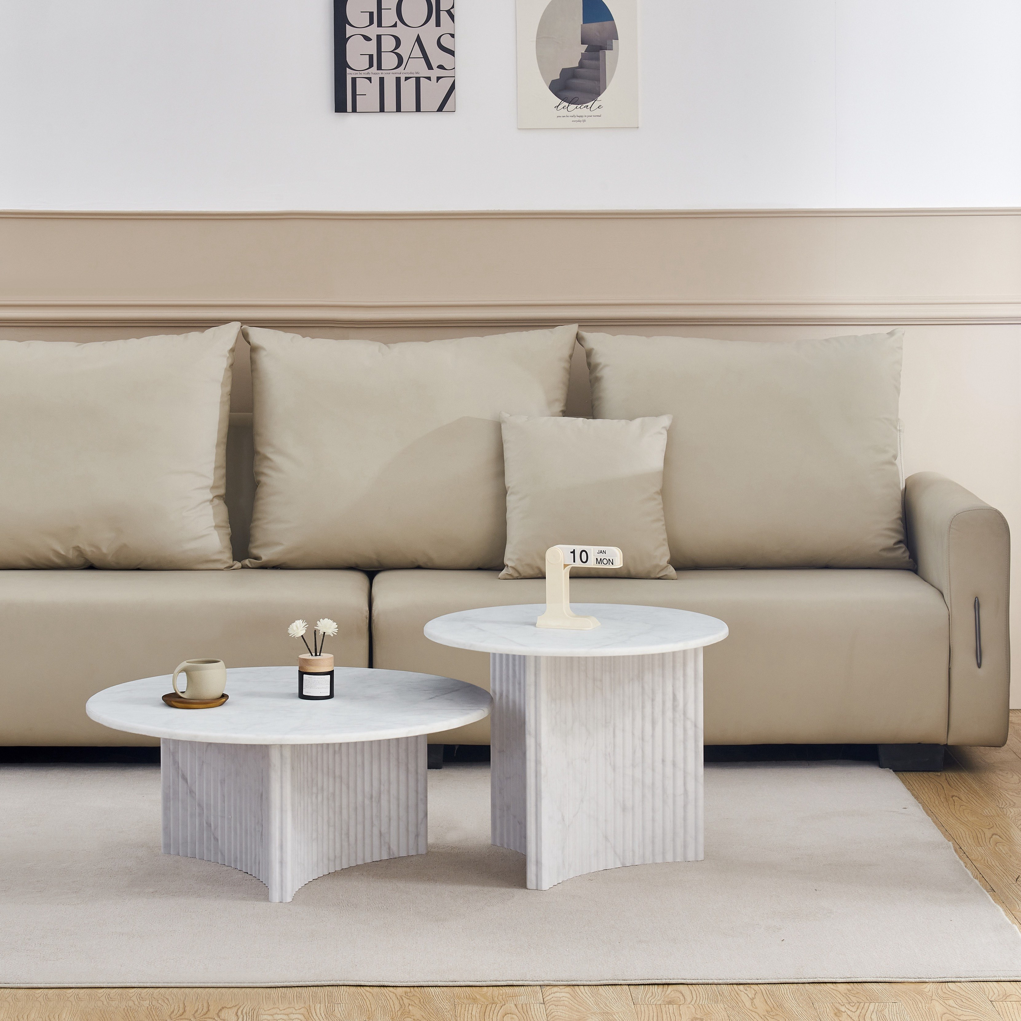 Scoop 2-Piece Marble Top Coffee Table Set-hbxlivingroom-tablesandstands-coffeetables-image-3