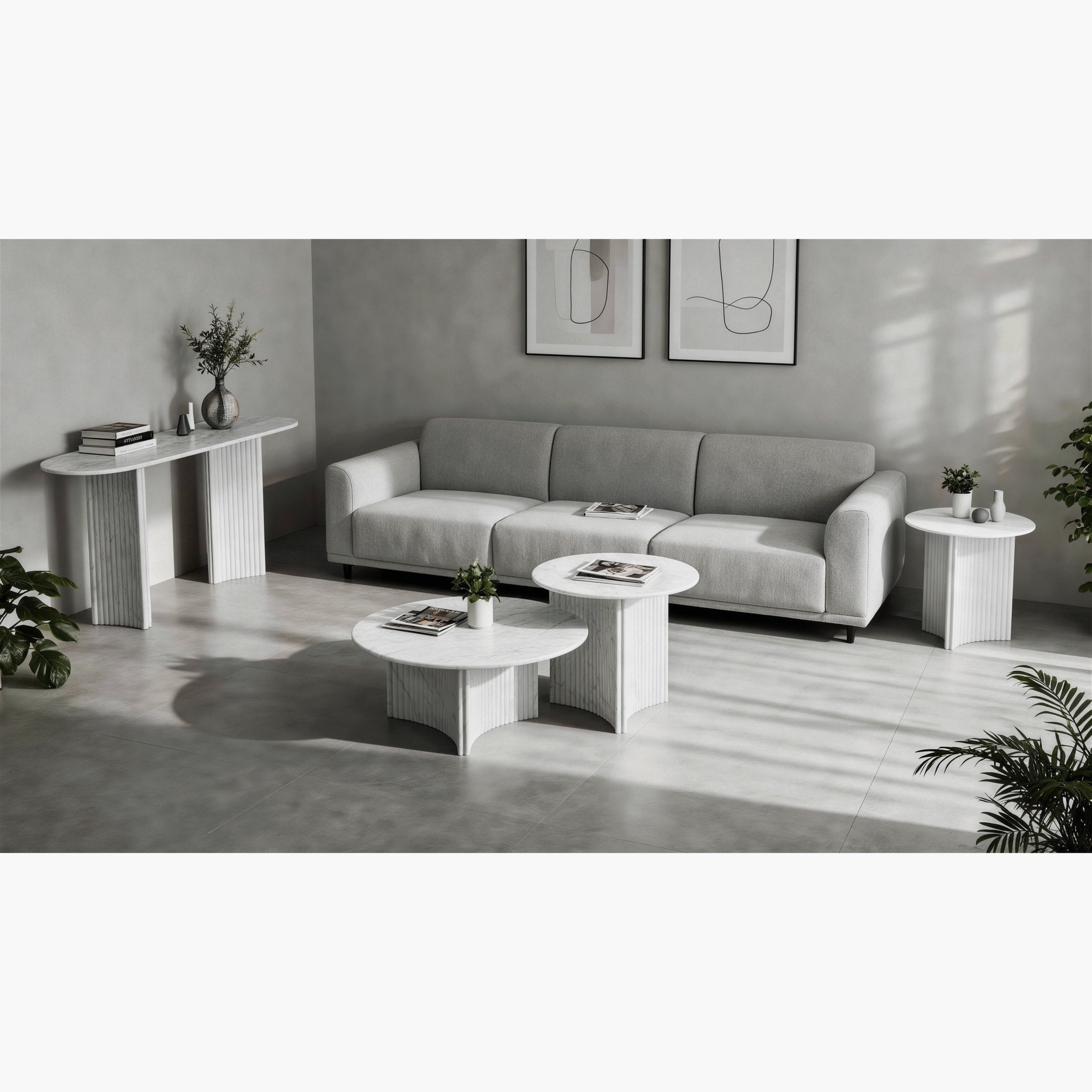 Scoop Marble Top Console Table-hbxfurniture-tablesandstands-consoletables-image-11