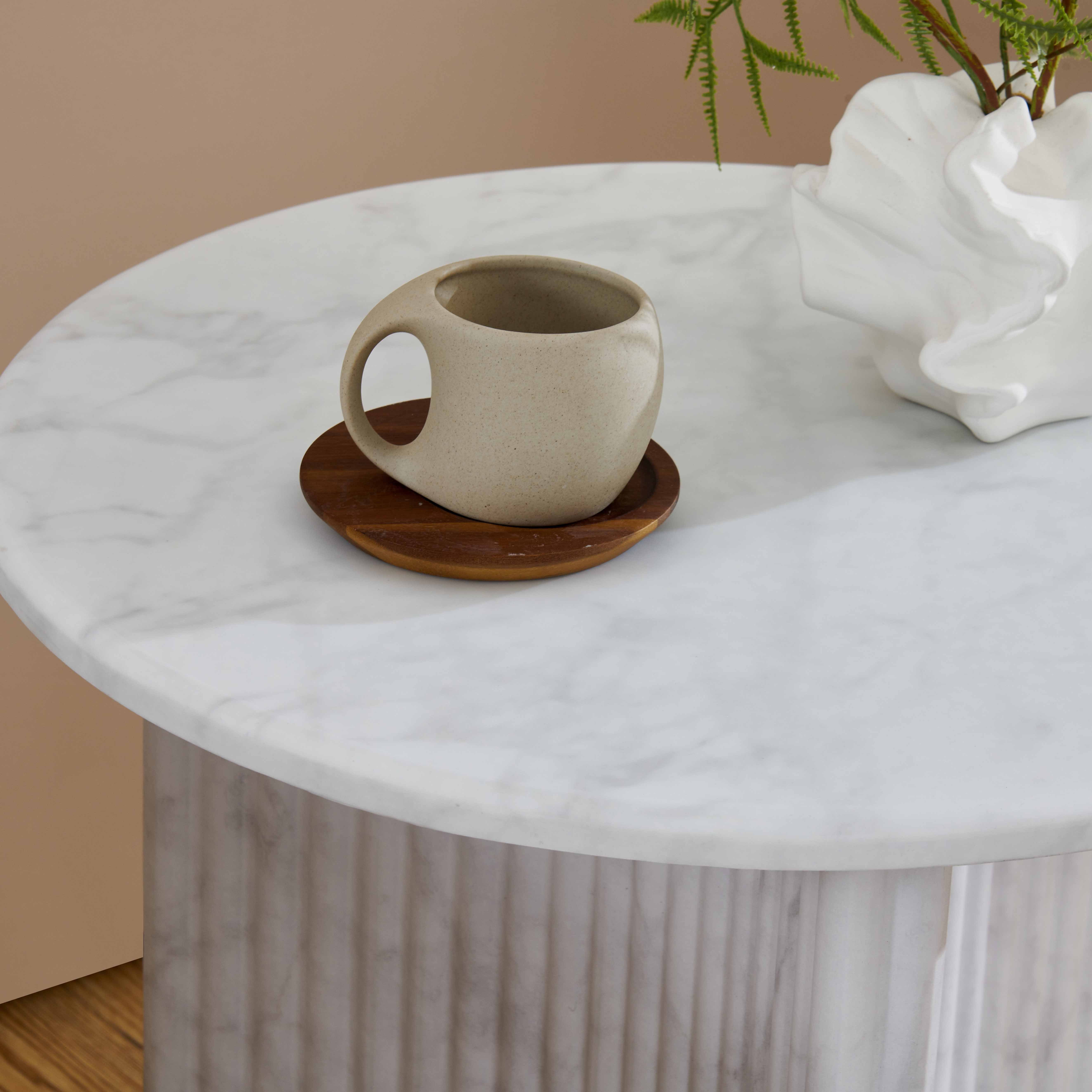 Scoop Marble Top End Table-hbxfurniture-livingroom-endtables-image-5