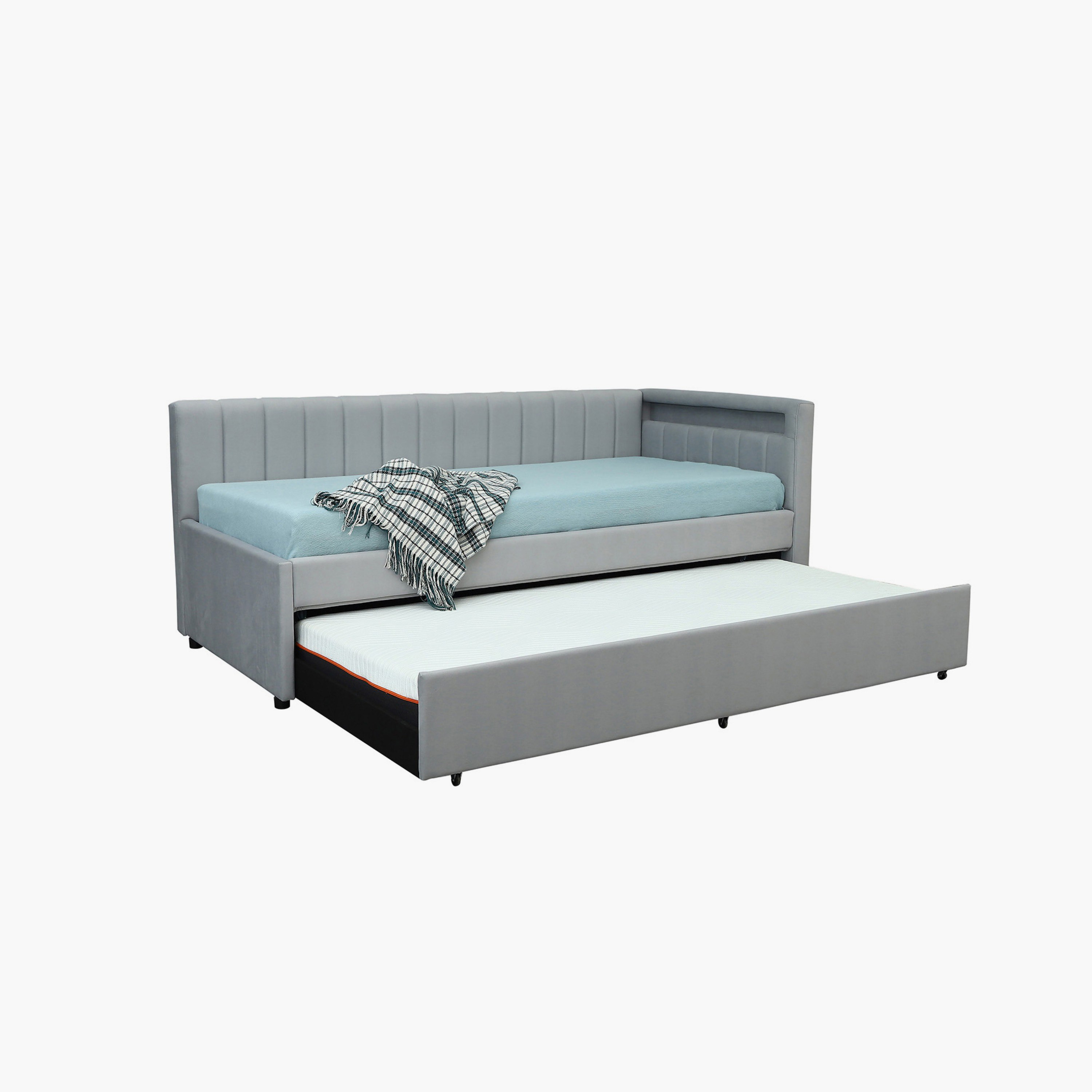 Patara Lagos Smart Upholstered Day Bed with Pull-Out Bed - 90x200 cm-hbxfurniture-bedsandbedsets-daybeds-image-3