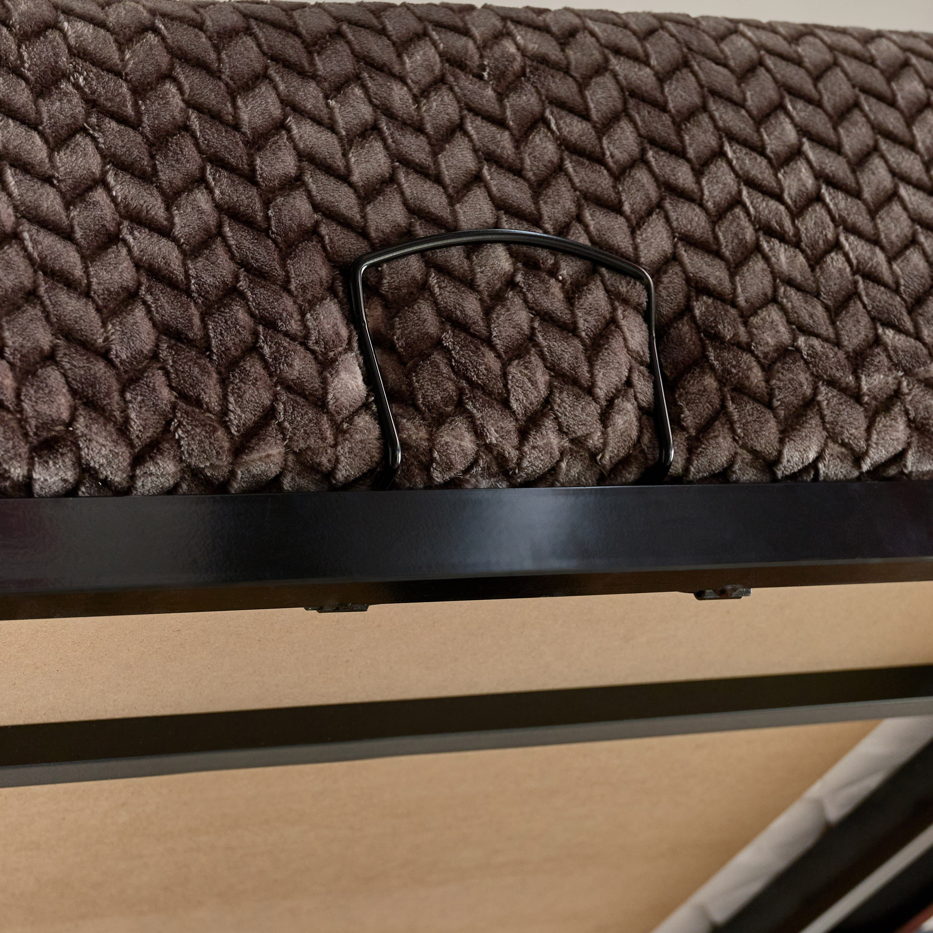 Movo-Fabio Florence Upholstered Hydraulic Queen Bed - 160x200 cm-hbxbedroom-bedsandbedsets-beds-queen-image-7