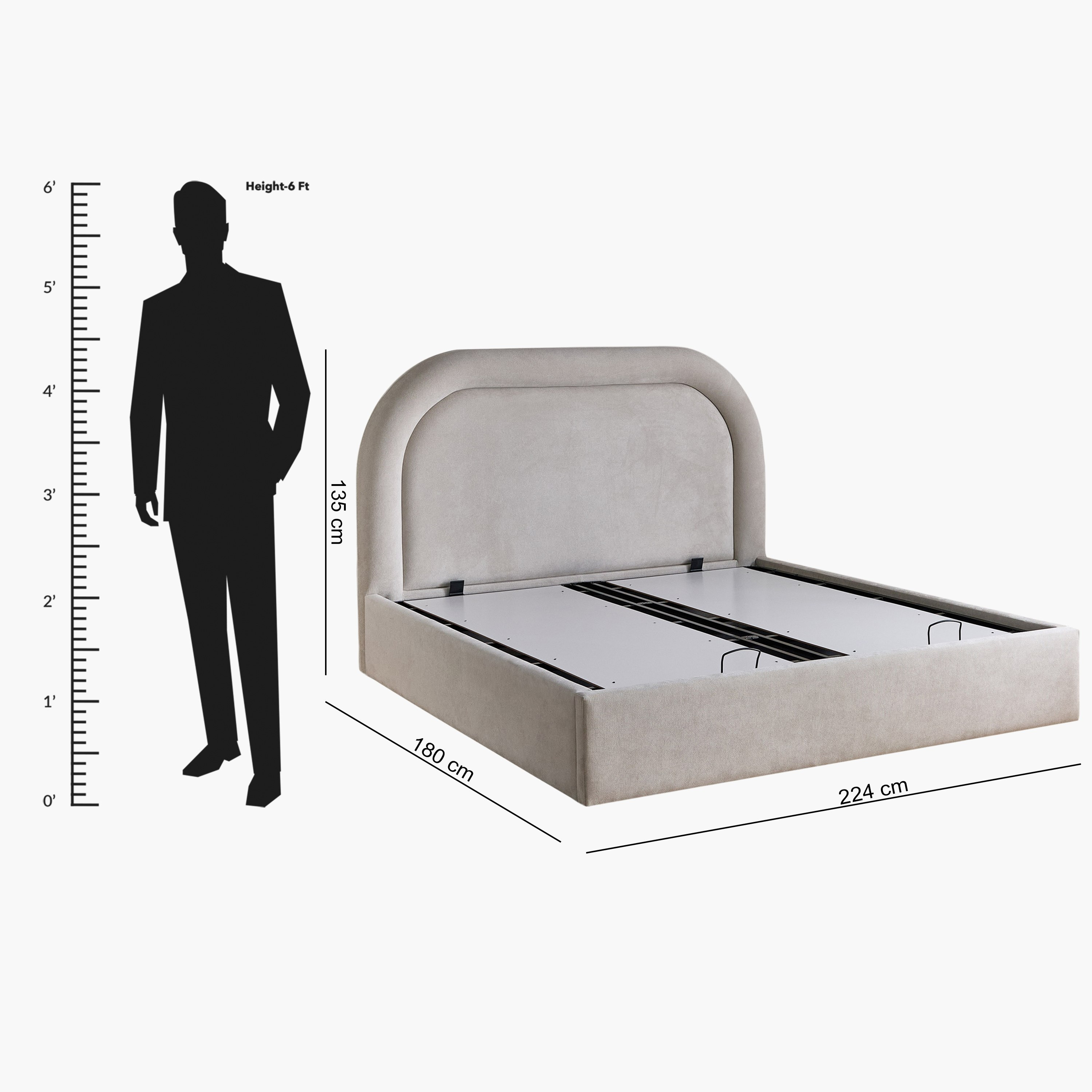 Movo-Fabio Florence Upholstered Hydraulic King Bed - 180x200 cm-PROMO_HB_UAE_HBX10_250526-image-12