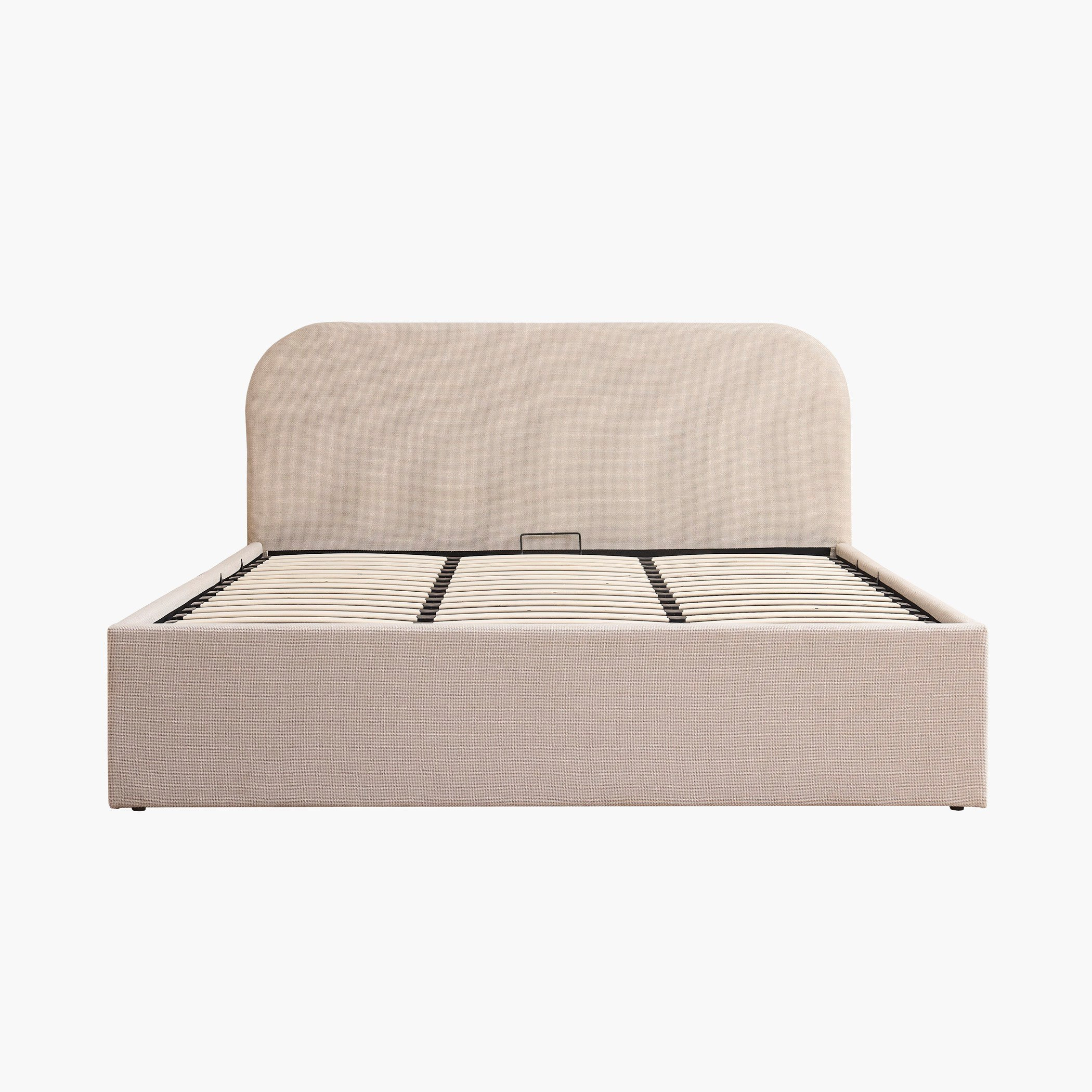 Nordica Callista Hydraulic Storage Upholstered Queen Bed - 160x200 cm-hbxbedroom-bedsandbedsets-beds-queen-image-7