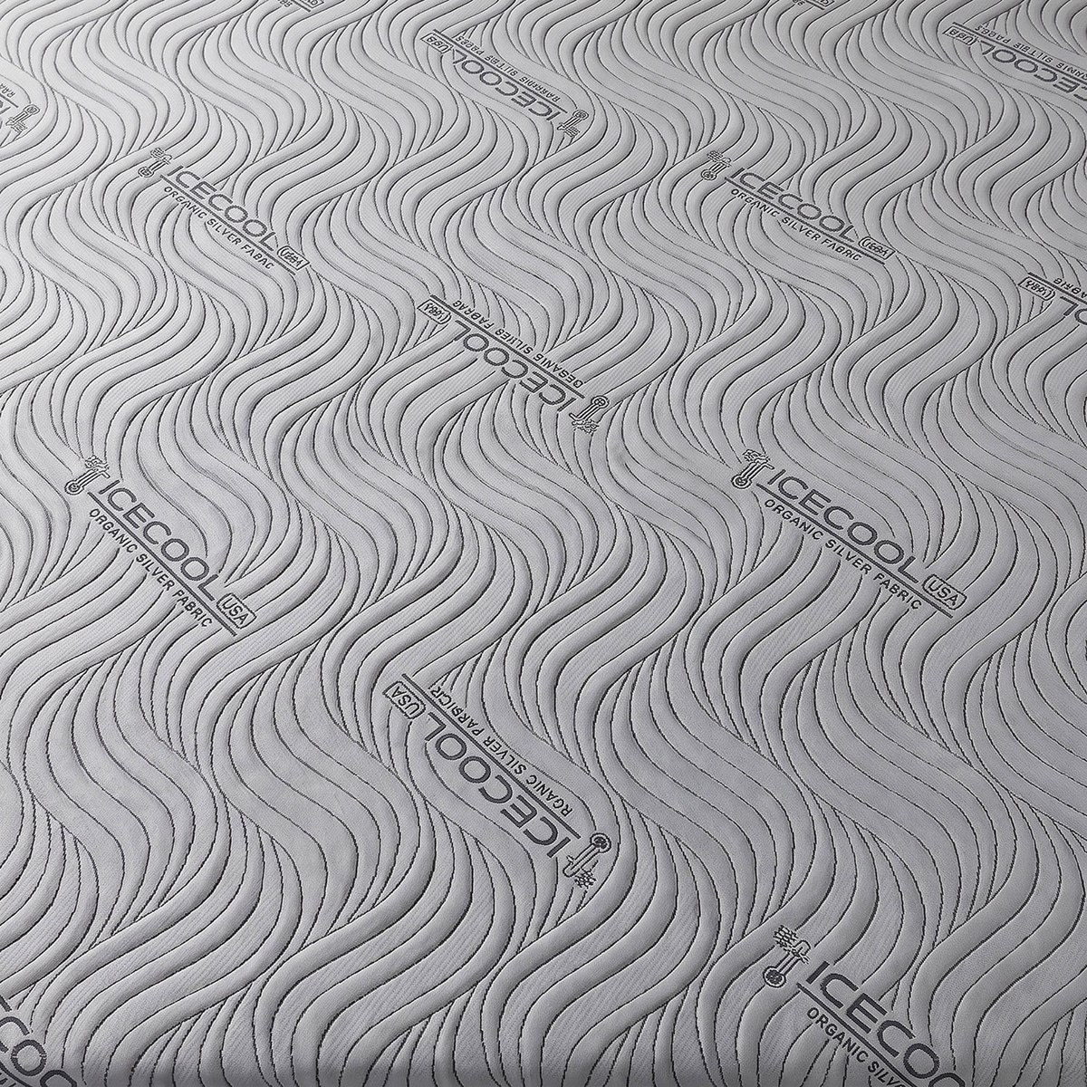 iSleepLuxe iCooltex Viscopedic HR Foam Memory Foam Cooling Fabric King Mattress - 180x200x25 cm-hbxfurniture-mattresses-king-image-2