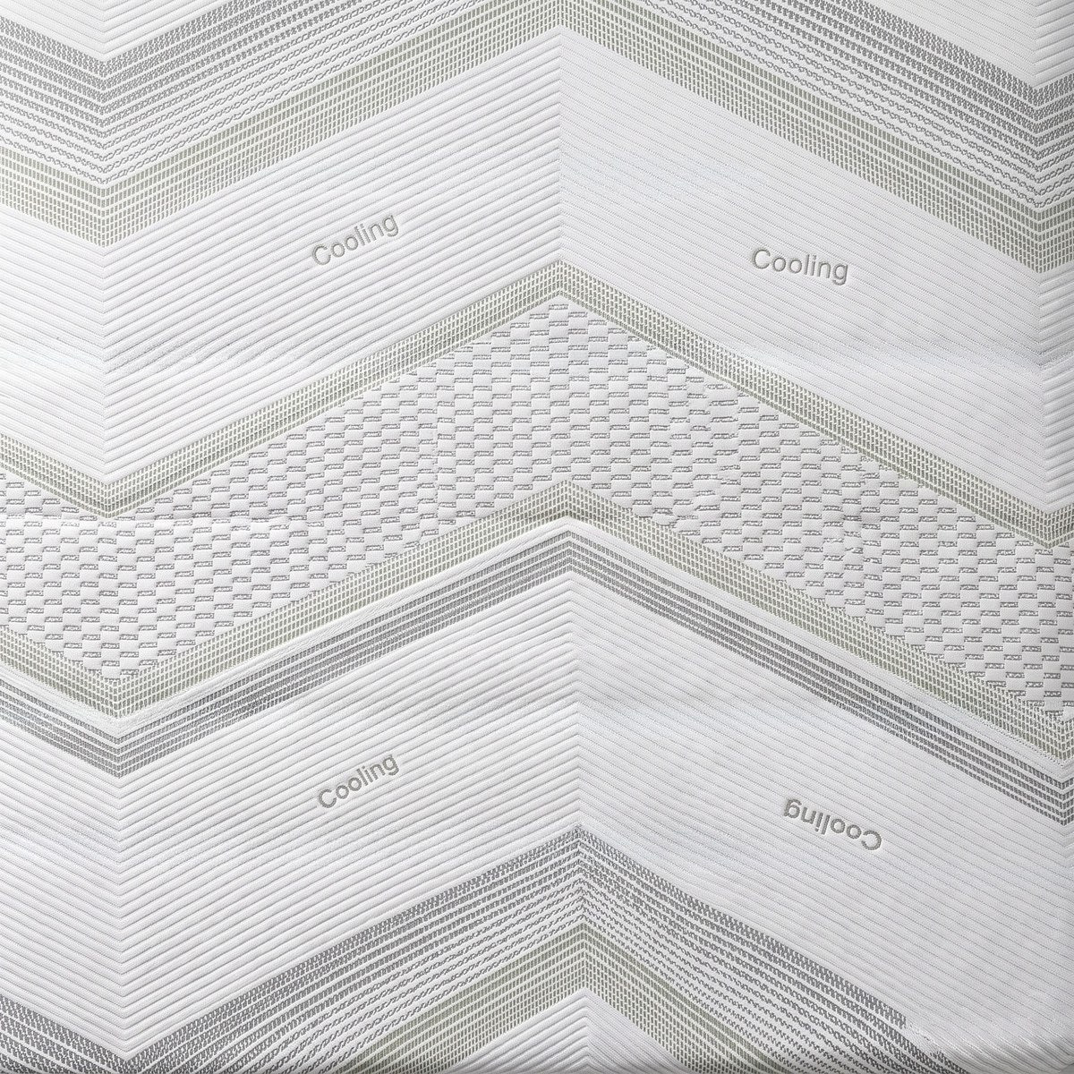 iSleepLuxe iCooltex Contour Pro Air Memory Foam HR Cooling Fabric King Mattress - 180x200x30 cm-hbxfurniture-mattresses-king-image-2