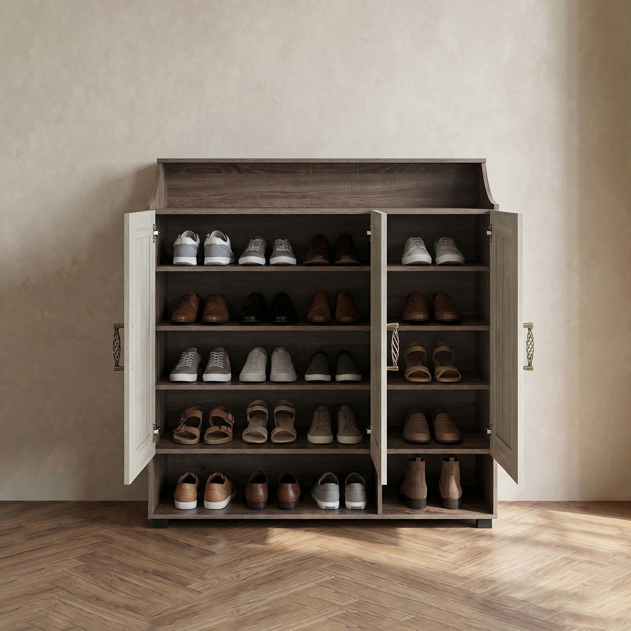 Angelic 26-Pair Shoe Cabinet-hbxbedroom-shoecabinetsandracks-image-3