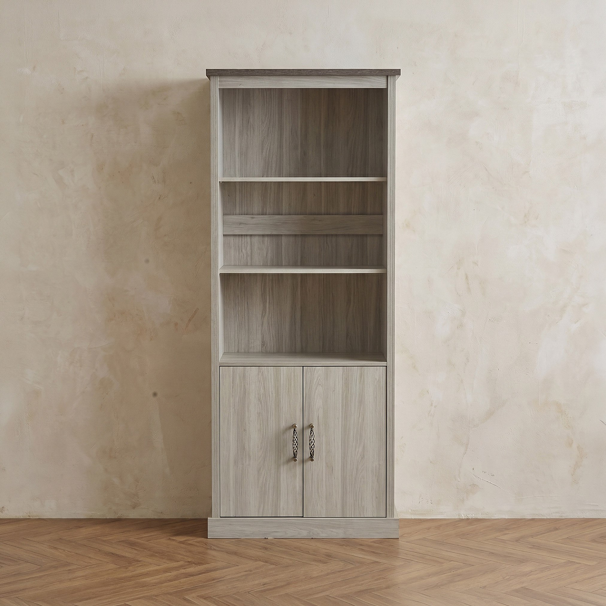 Angelic Nxt Bookcase with 2 Doors-hbxfurniture-office-bookcases-image-2