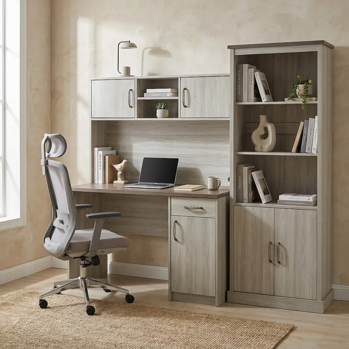 Angelic Nxt Bookcase with 2 Doors-hbxfurniture-office-bookcases-image-7