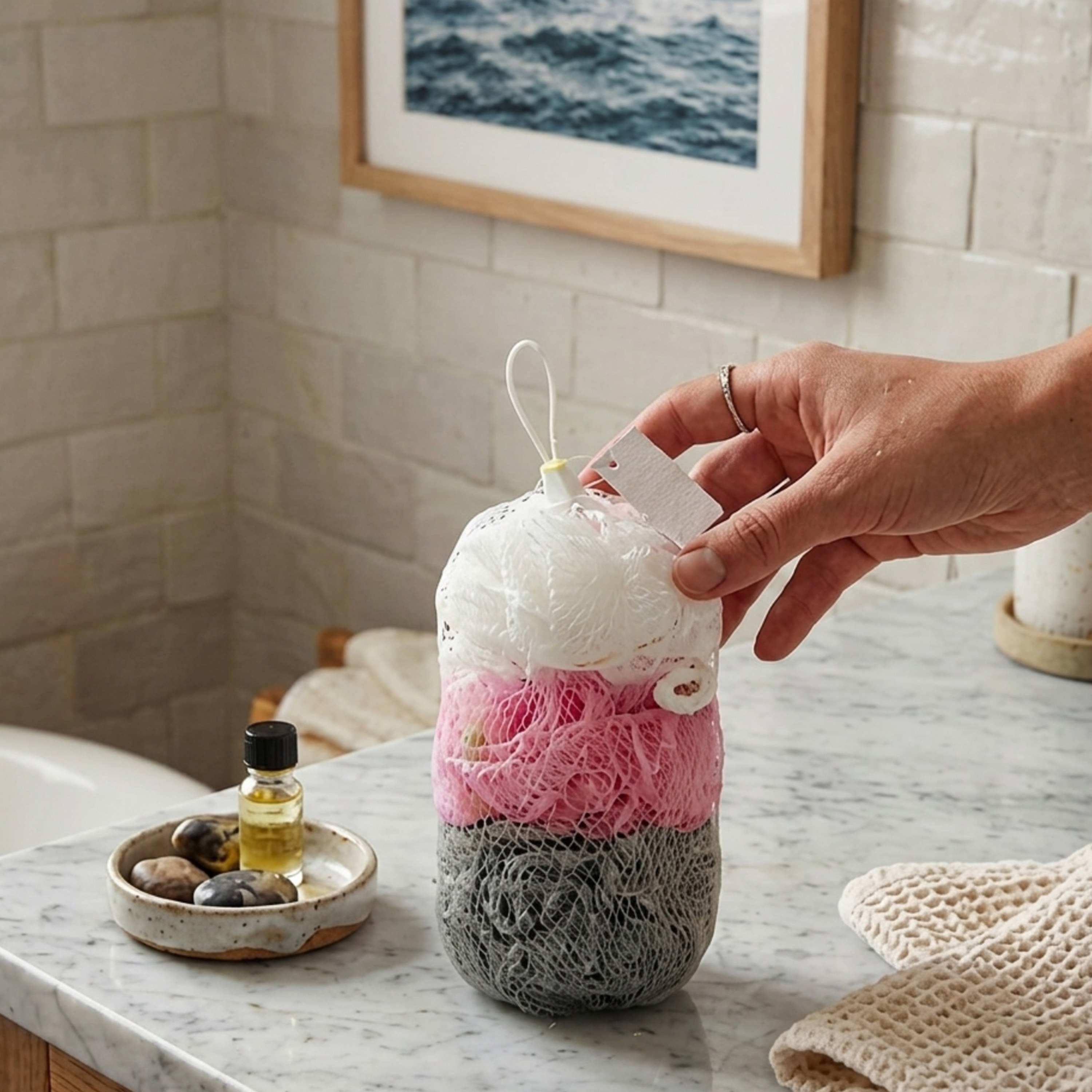 Silk Loofah - Set of 3-hbxhomeware-hbxbathroom-image-1