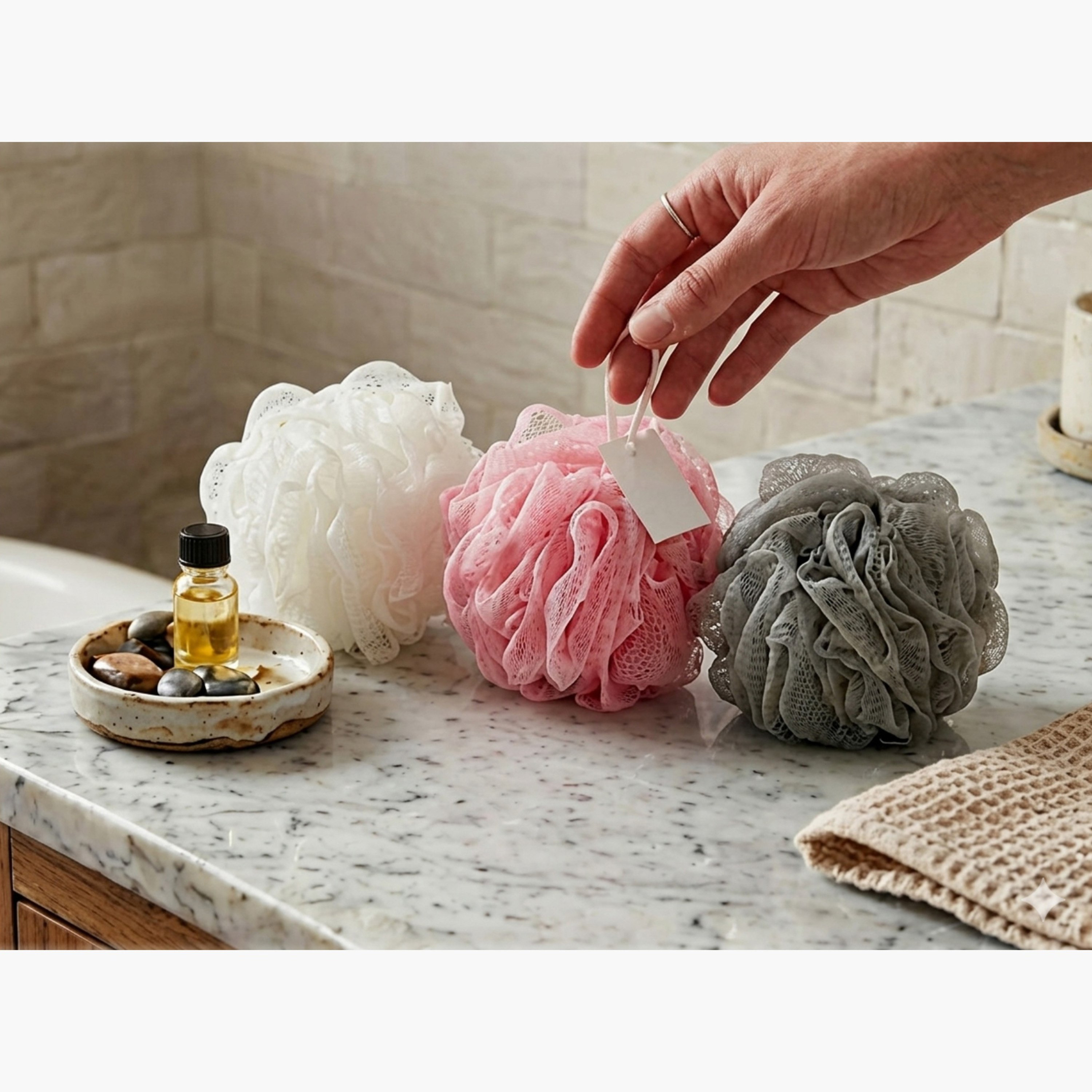 Silk Loofah - Set of 3-hbxhomeware-hbxbathroom-image-4