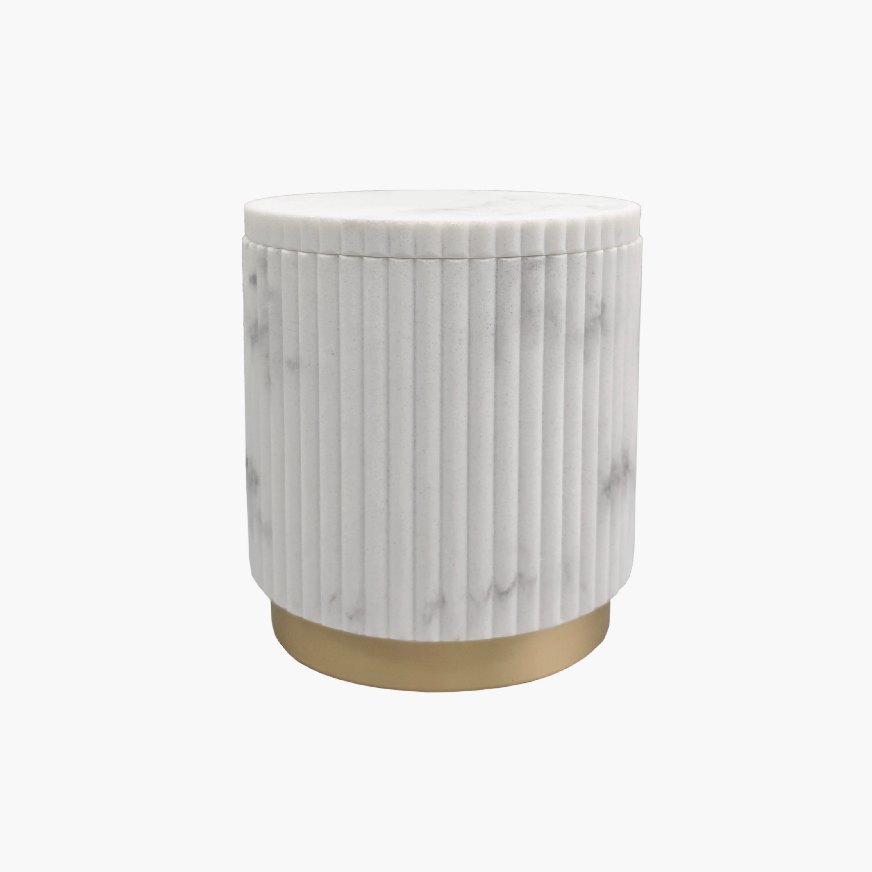 Arctic Resin Cotton Jar-hbxhomeware-bathandlaundry-tissueboxesandcottonjars-image-3