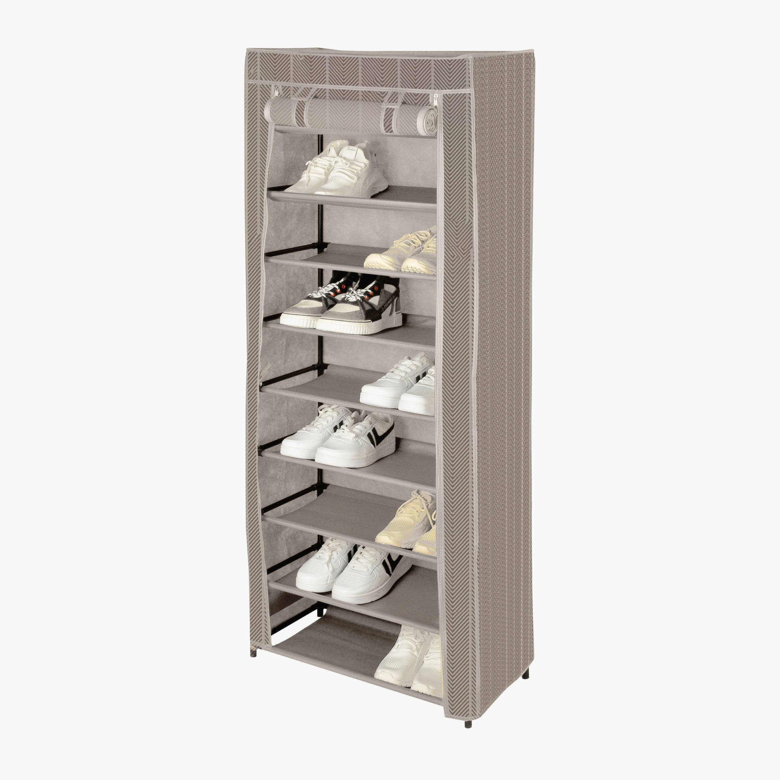 Nell 9-Tier Shoe Cabinet - 58x28x162 cm-hbxbedroom-shoecabinetsandracks-image-3