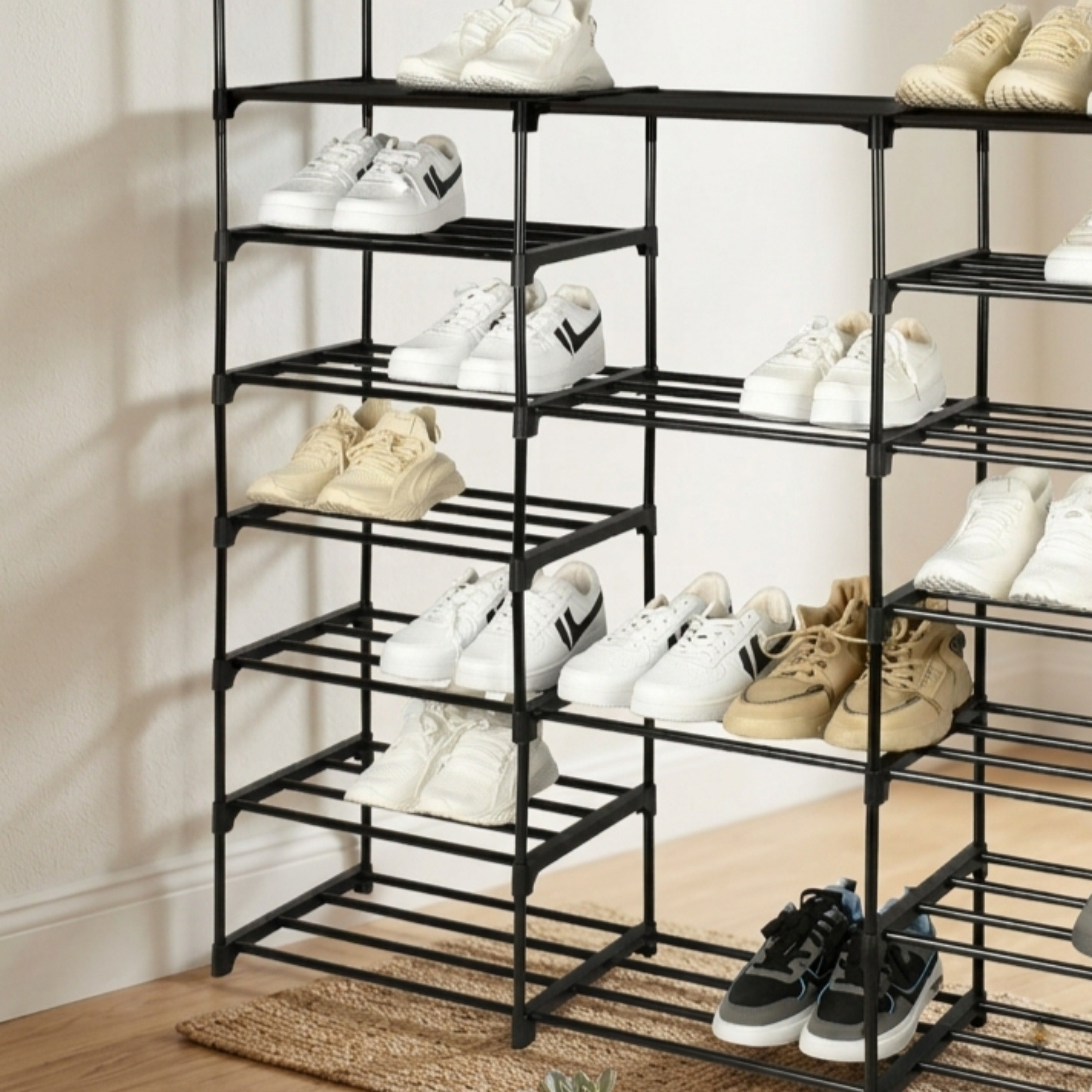 Joe 7-Tier Shoe Rack - 123x30x130 cm-hbxbedroom-shoecabinetsandracks-image-2