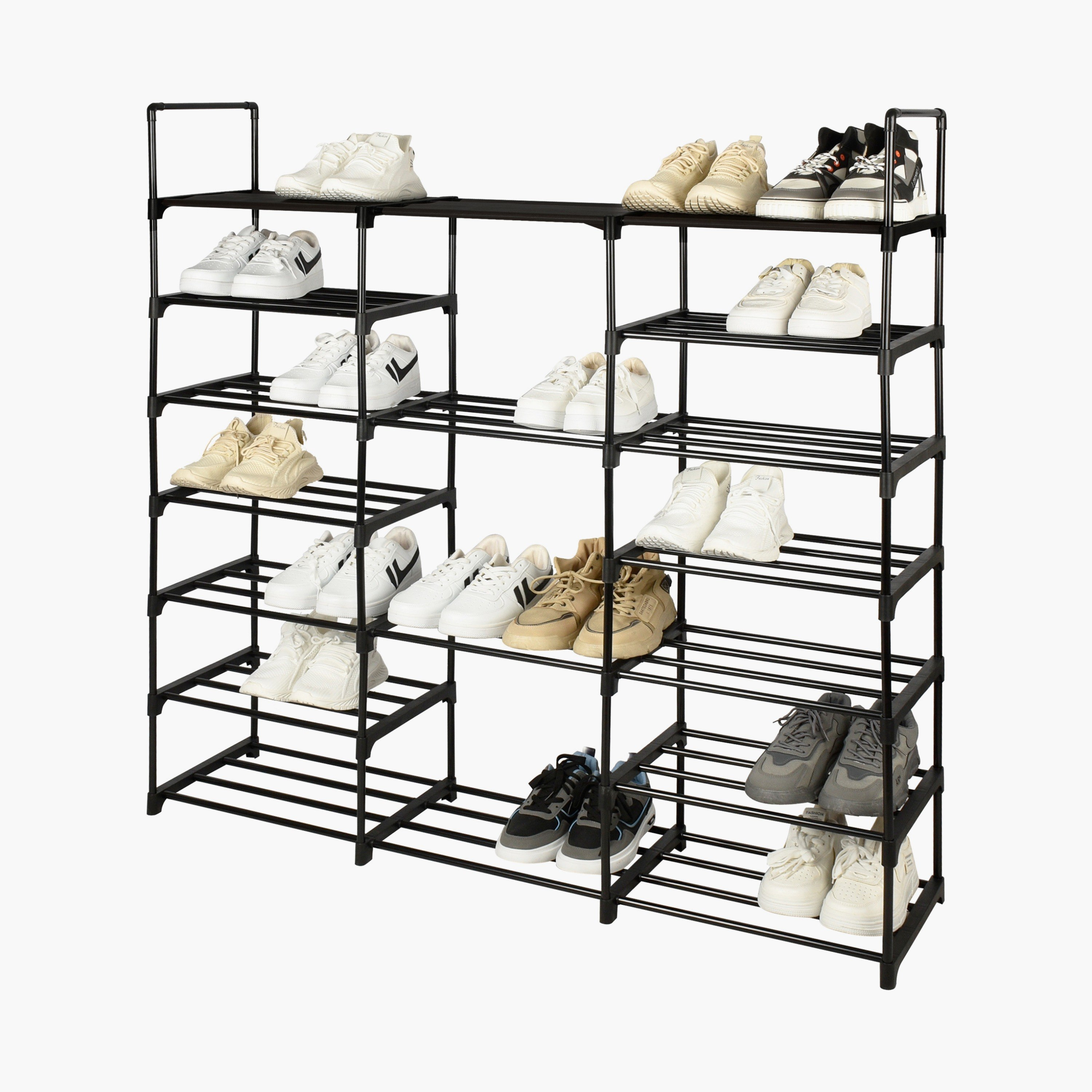 Joe 7-Tier Shoe Rack - 123x30x130 cm-hbxbedroom-shoecabinetsandracks-image-3
