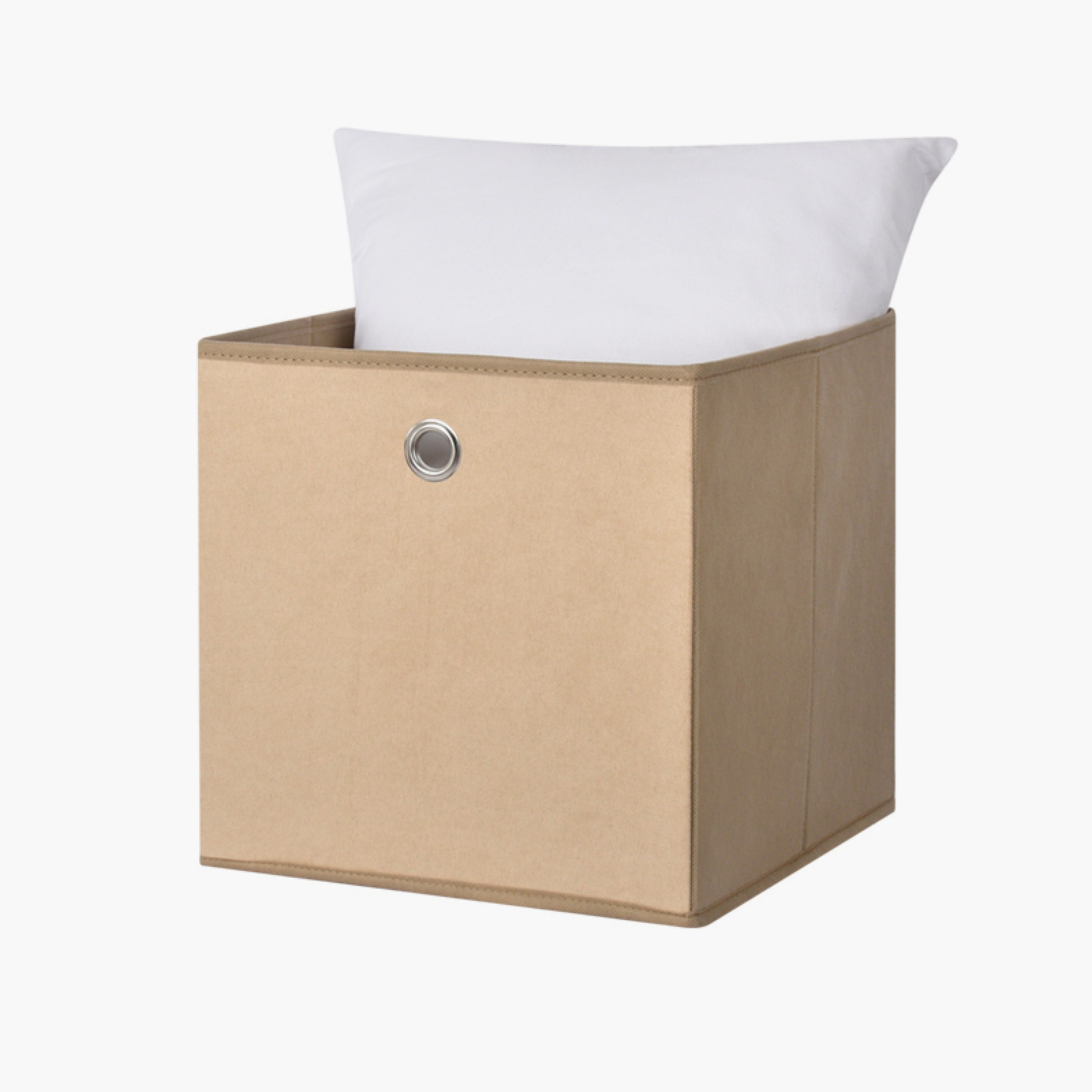 Mio Velvet Cube Box - 32x33x32 cm-hbxbedroom-bedroomaccessories-bedroomstorage-image-3