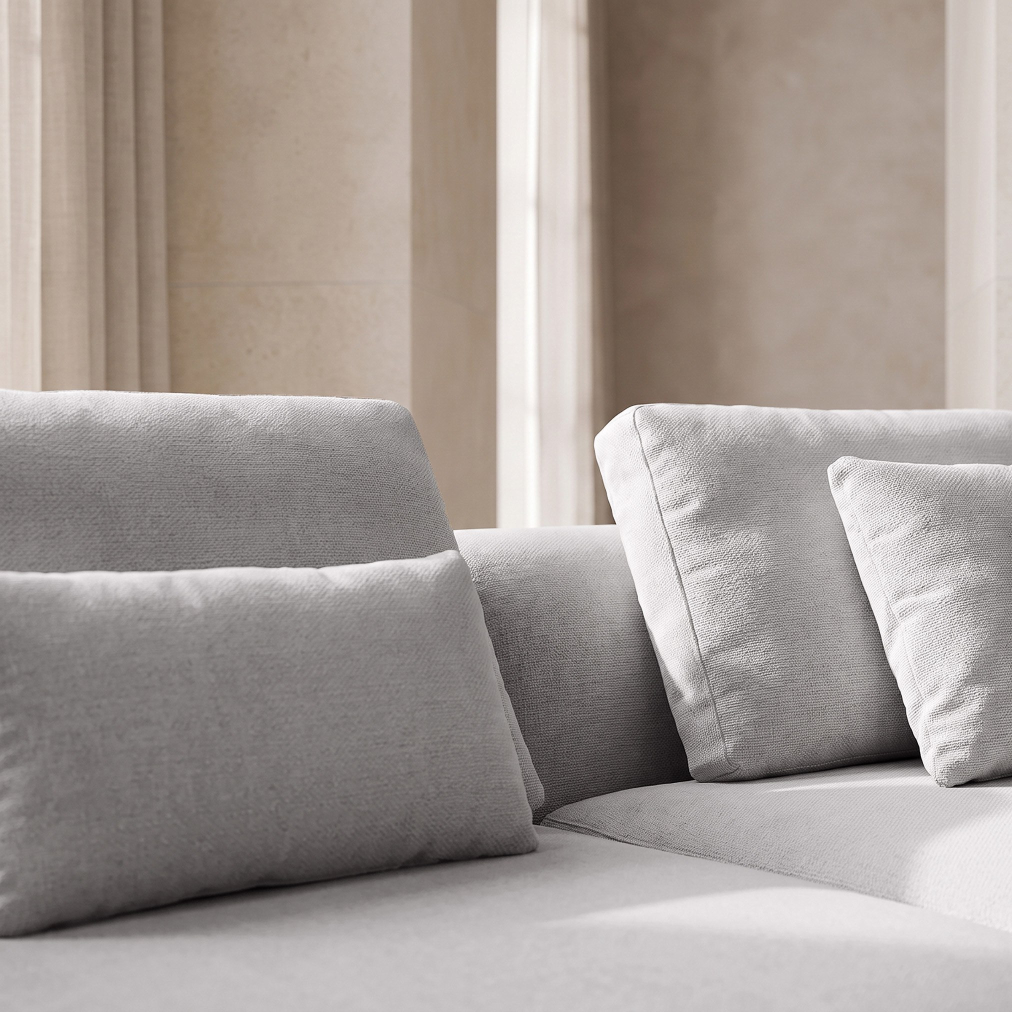 Madrid 5-Seater Fabric Sectional Left Corner Sofa with 4 Big and 4 Small Cushions-hbxlivingroom-sofasandarmchairs-cornersofas-image-4