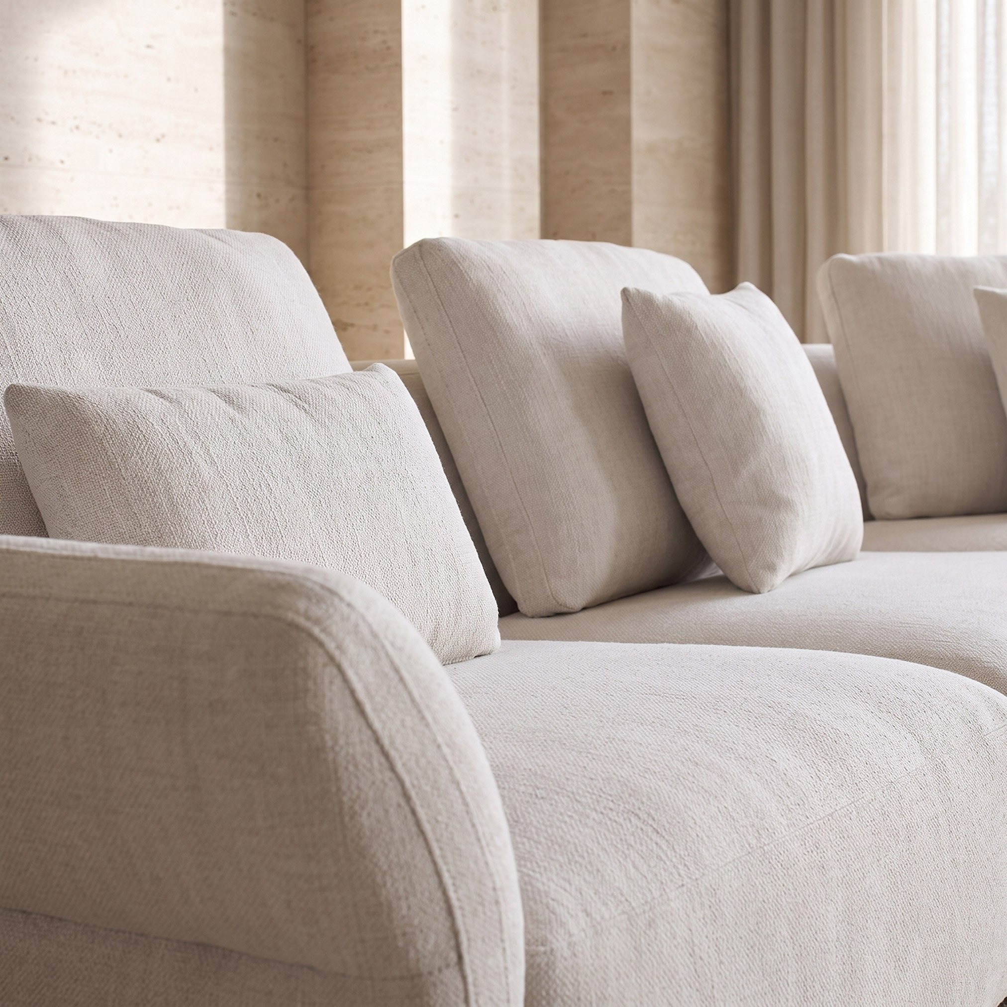 Madrid 5-Seater Fabric Sectional Right Corner Sofa with 4 Big and 4 Small Cushions-hbxlivingroom-sofasandarmchairs-cornersofas-image-4
