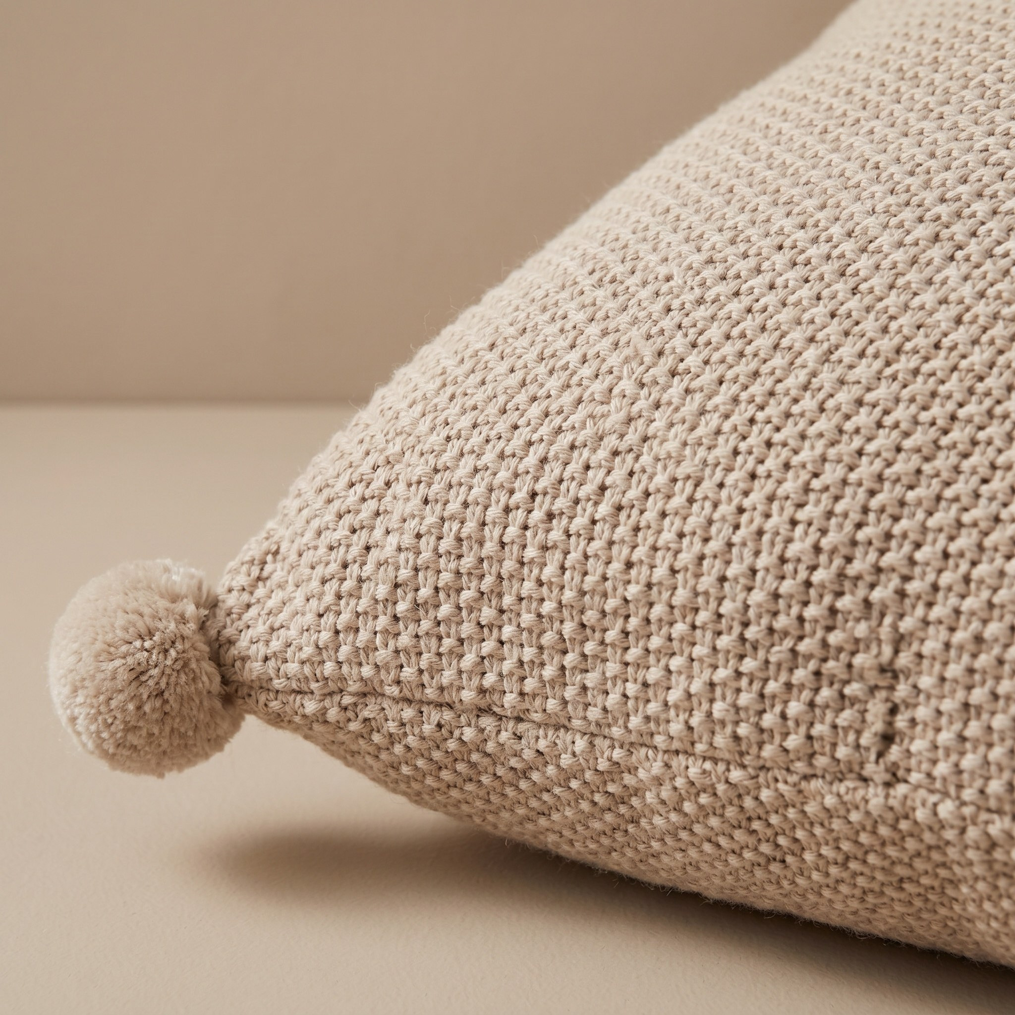 Cozy Duo 2-Piece ReVive Knitted Recycled Cotton Filled Cushion Set - 50x50 cm-hbxlivingroom-furnishings-cushionsandcovers-filledcushions-image-3