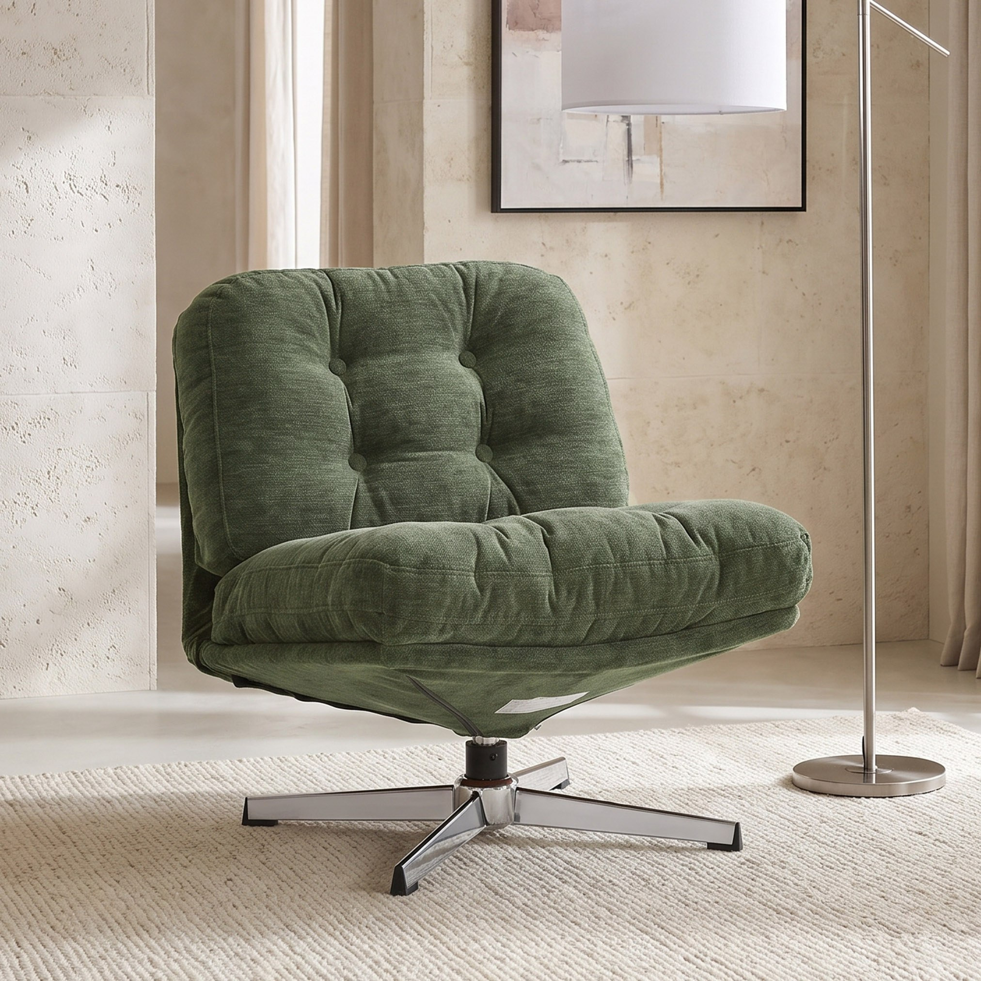 Movo-Tanger Fabric Swivel Accent Chair-hbxlivingroom-sofasandarmchairs-easychairs-image-1