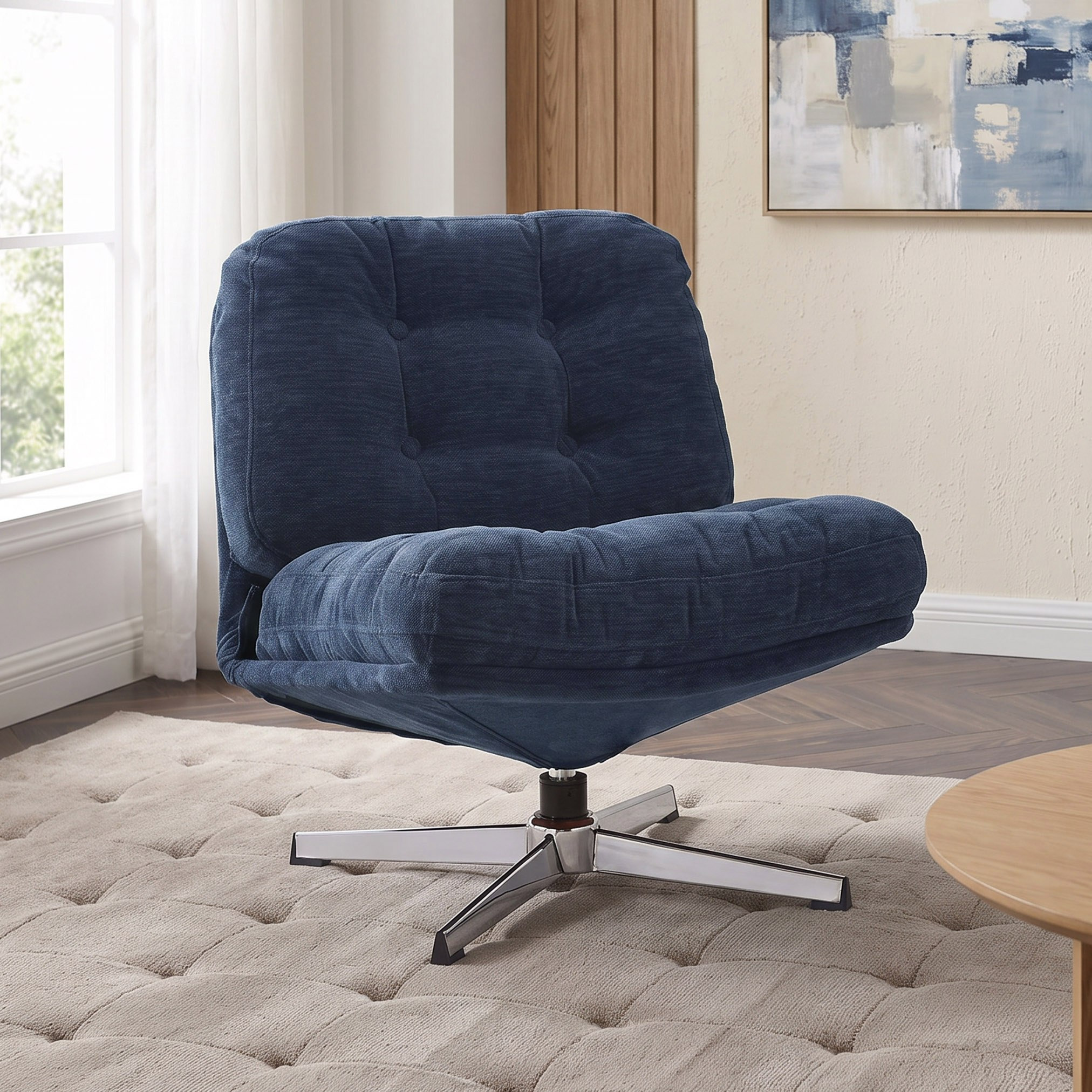 Movo-Tanger Fabric Swivel Accent Chair-hbxlivingroom-sofasandarmchairs-easychairs-image-4