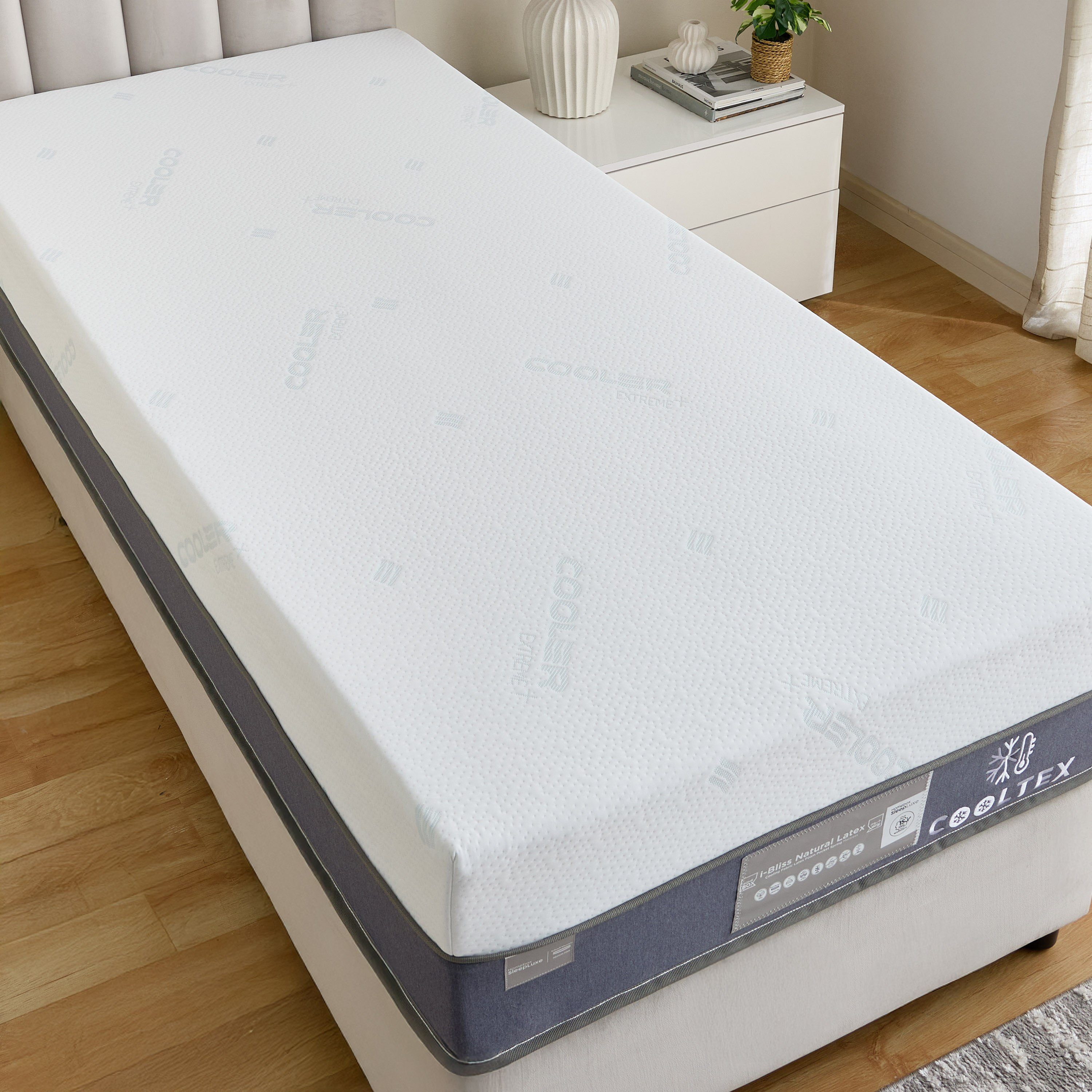 iCooltex Bliss Natural Latex Pocket Spring Single Mattress - 90x190x30 cm-hbxfurniture-bedroom-mattresses-single-image-4