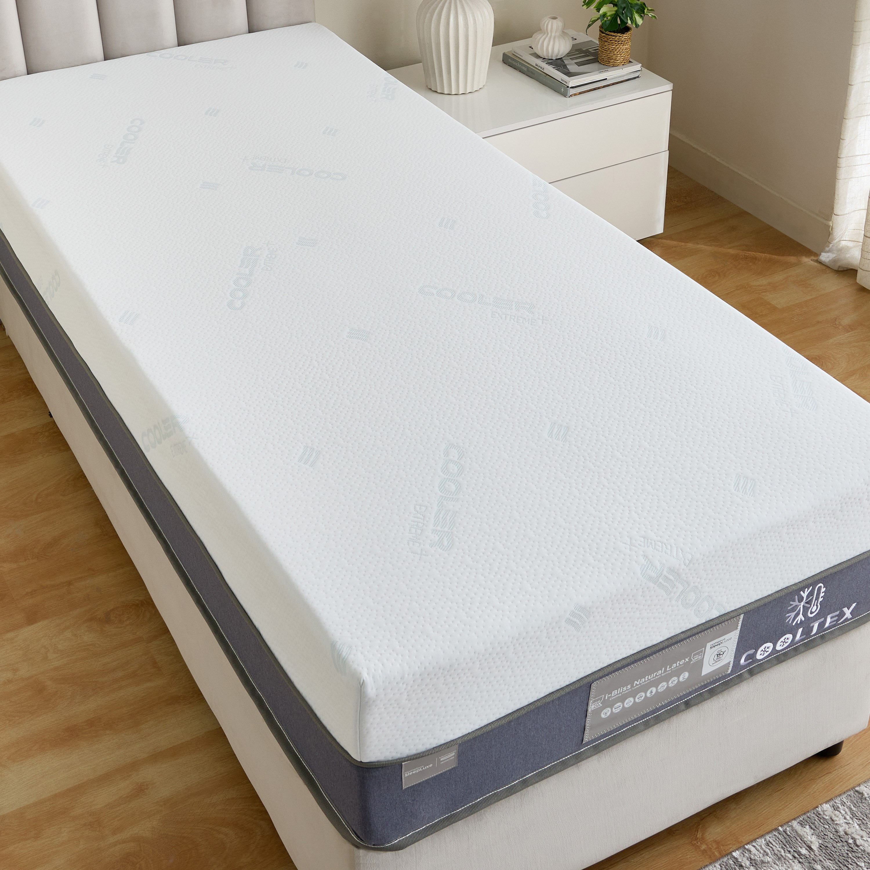 iCooltex Bliss Natural Latex Pocket Spring Single Mattress - 90x200x30 cm-hbxfurniture-bedroom-mattresses-single-image-4