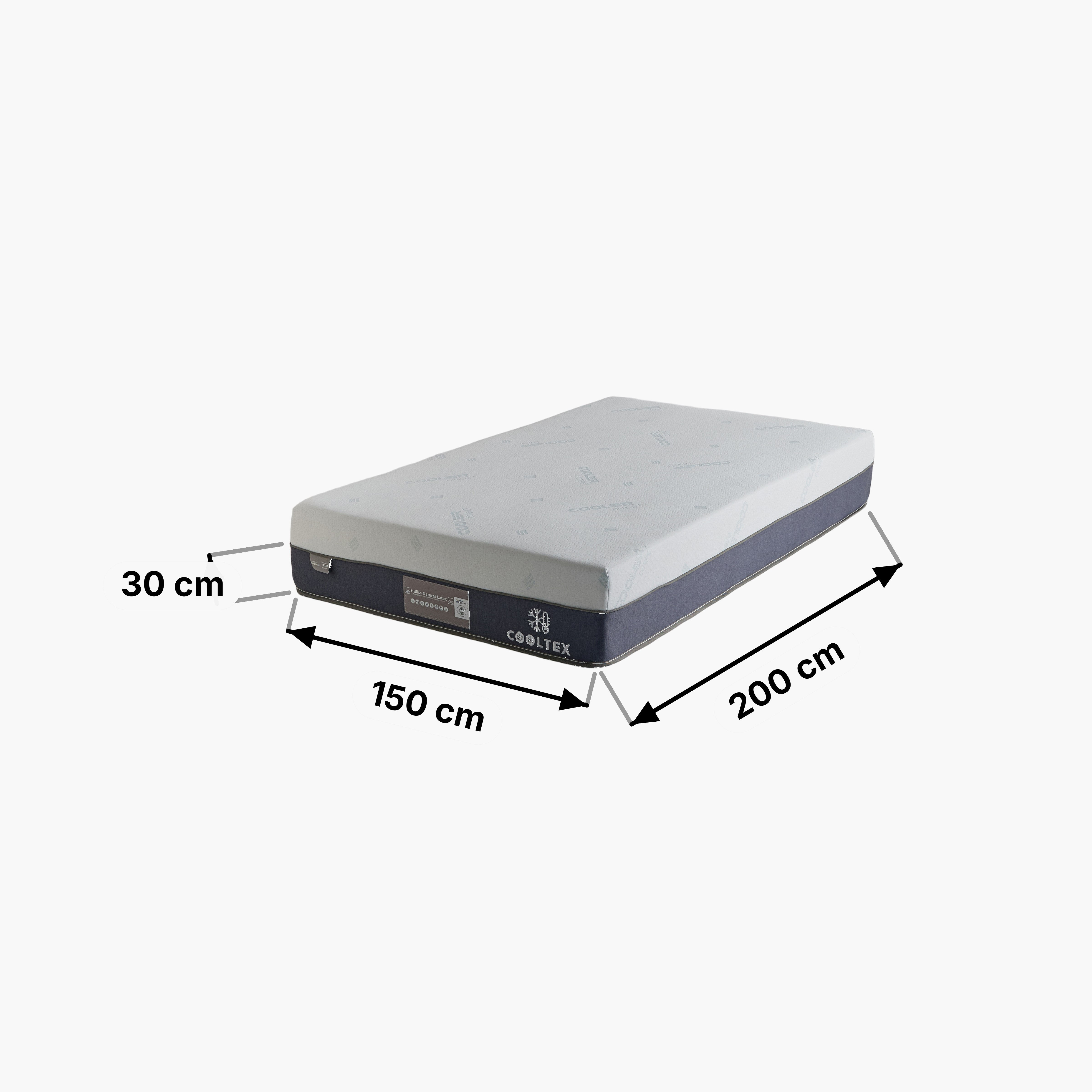 iCooltex Bliss Natural Latex Pocket Spring Queen Mattress - 150x200x30 cm-hbxbedroom-mattresses-queen-image-16