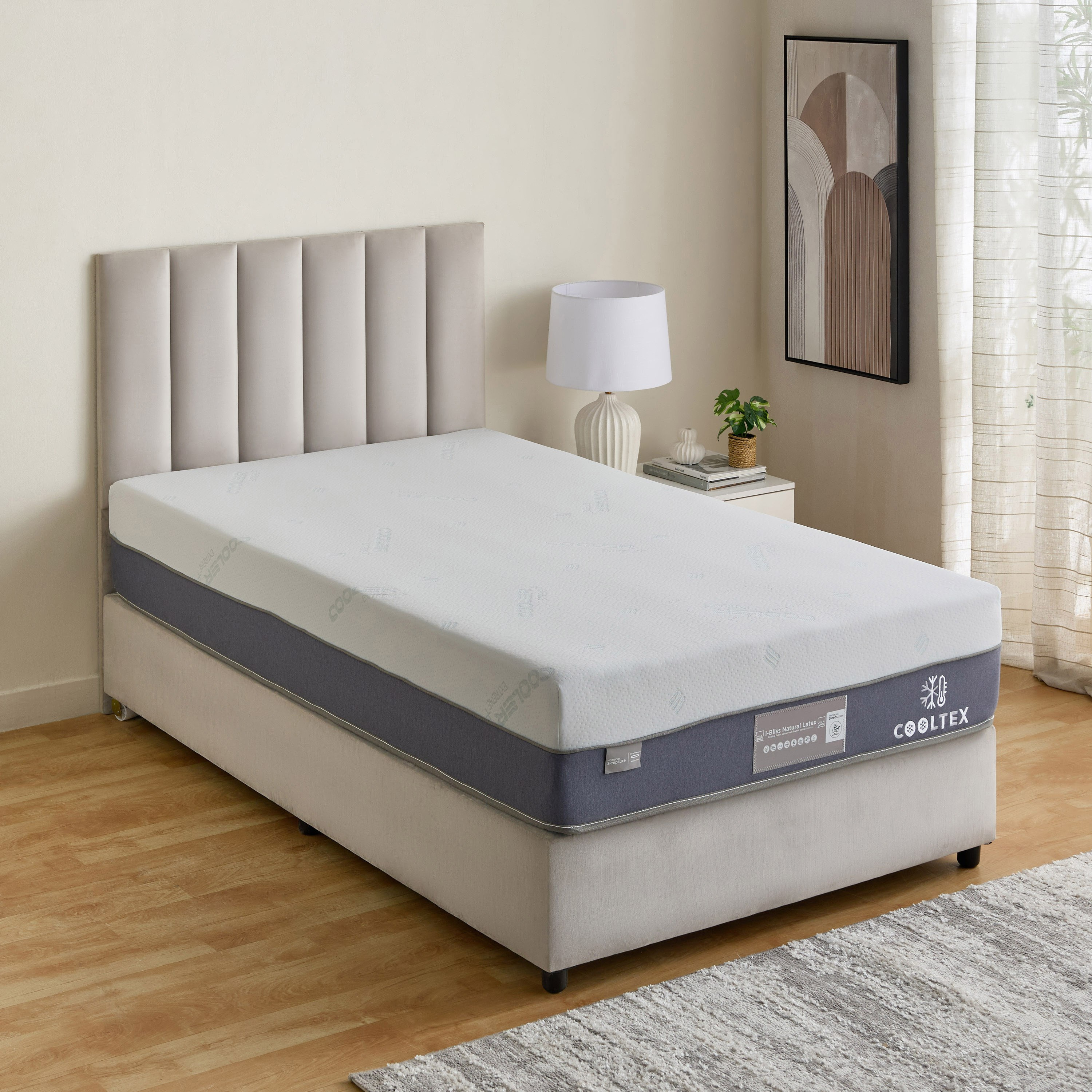 iCooltex Bliss Natural Latex Pocket Spring Queen Mattress - 155x205x30 cm-hbxbedroom-mattresses-queen-image-3