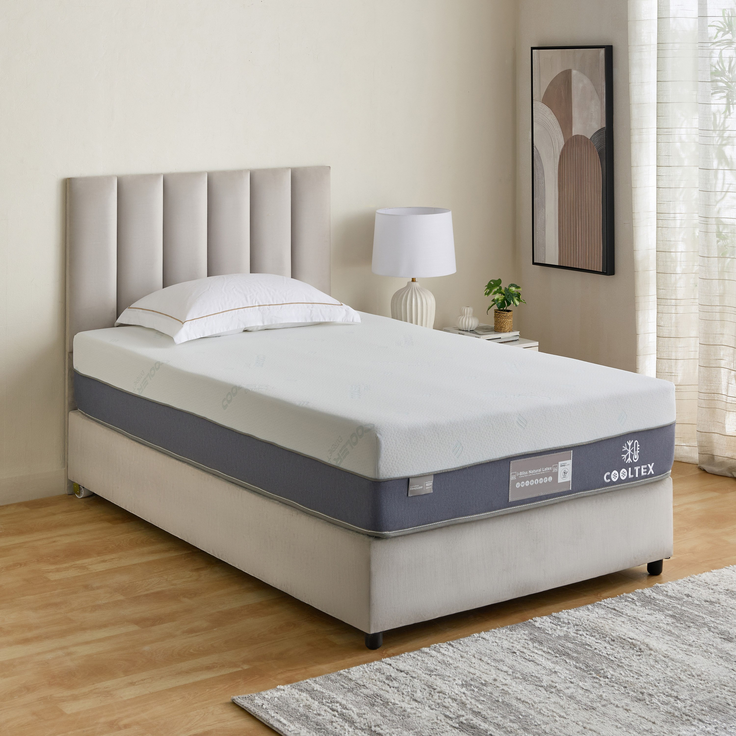 iCooltex Bliss Natural Latex Pocket Spring Queen Mattress - 155x205x30 cm-hbxbedroom-mattresses-queen-image-8