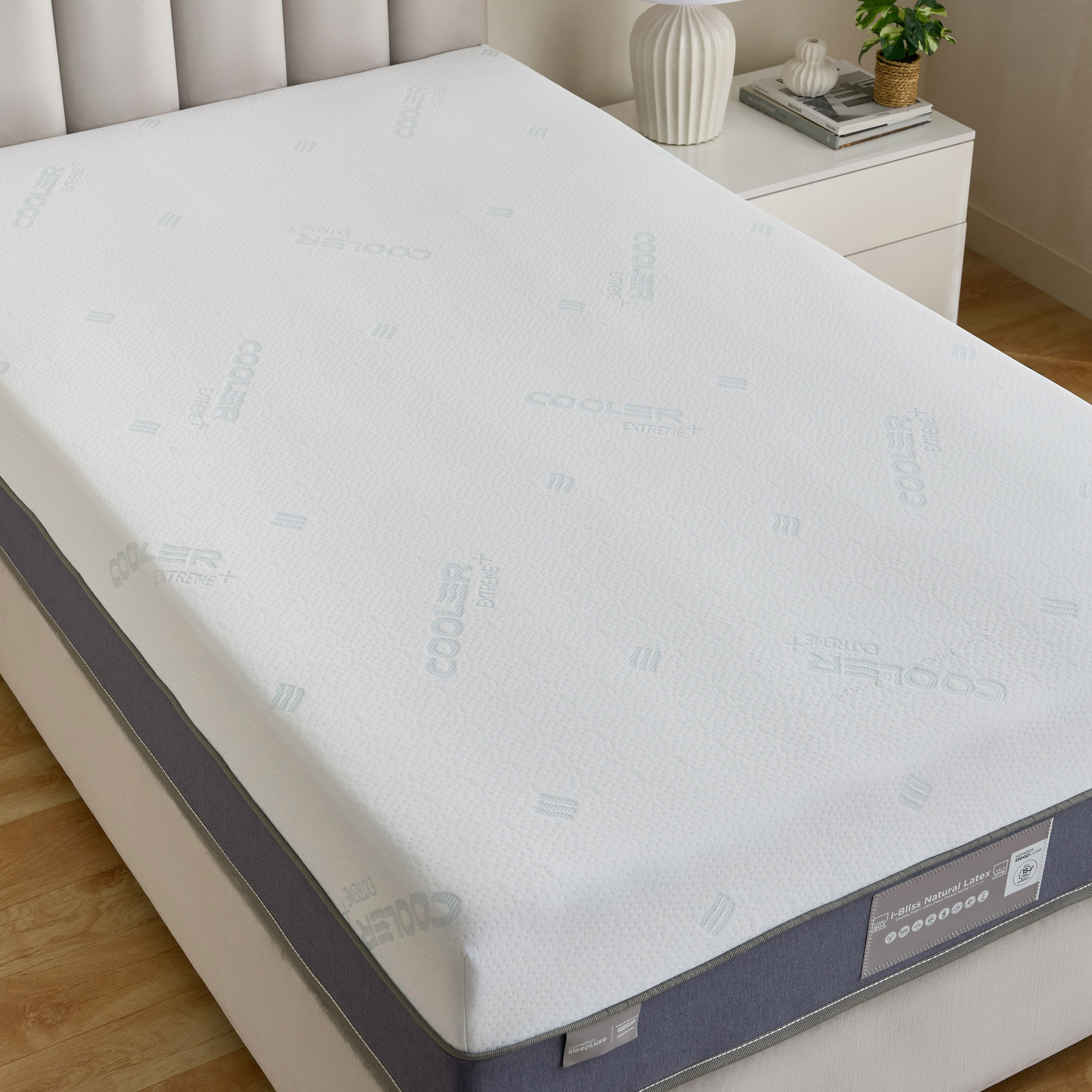 iCooltex Bliss Natural Latex Pocket Spring Queen Mattress - 160x200x30 cm-hbxbedroom-mattresses-queen-image-4