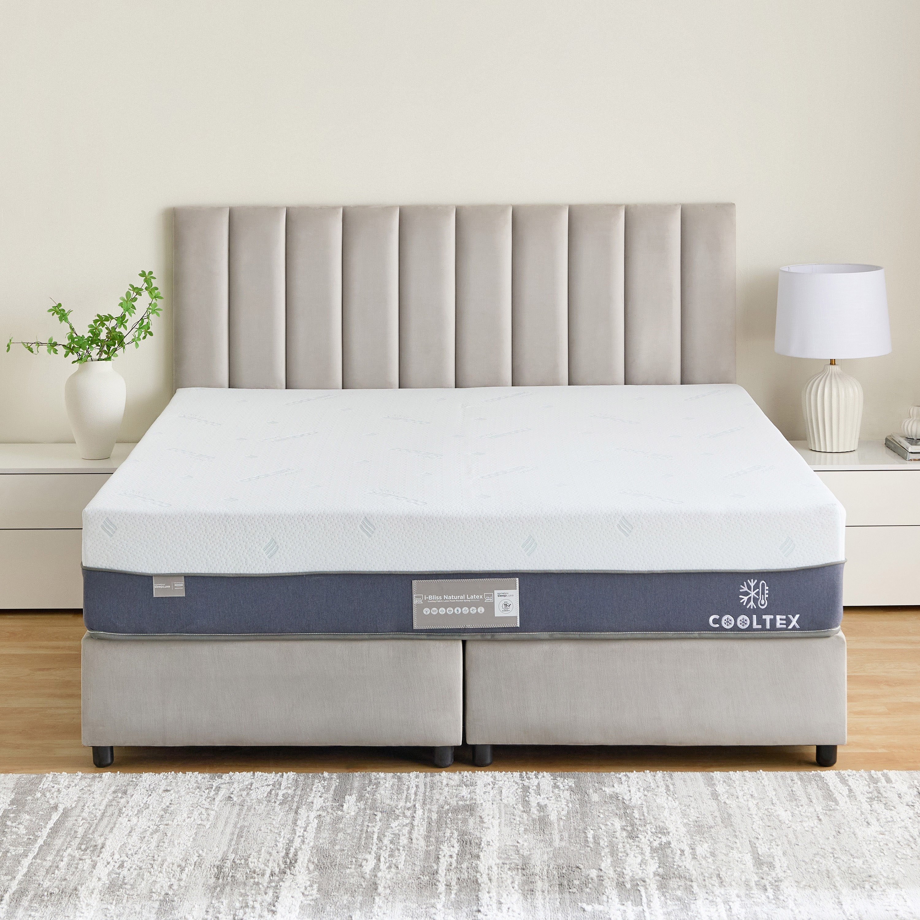 iCooltex Bliss Natural Latex Pocket Spring Super King Mattress - 200x200x30 cm-PROMO_HB_UAE_HBX10_250526-image-2