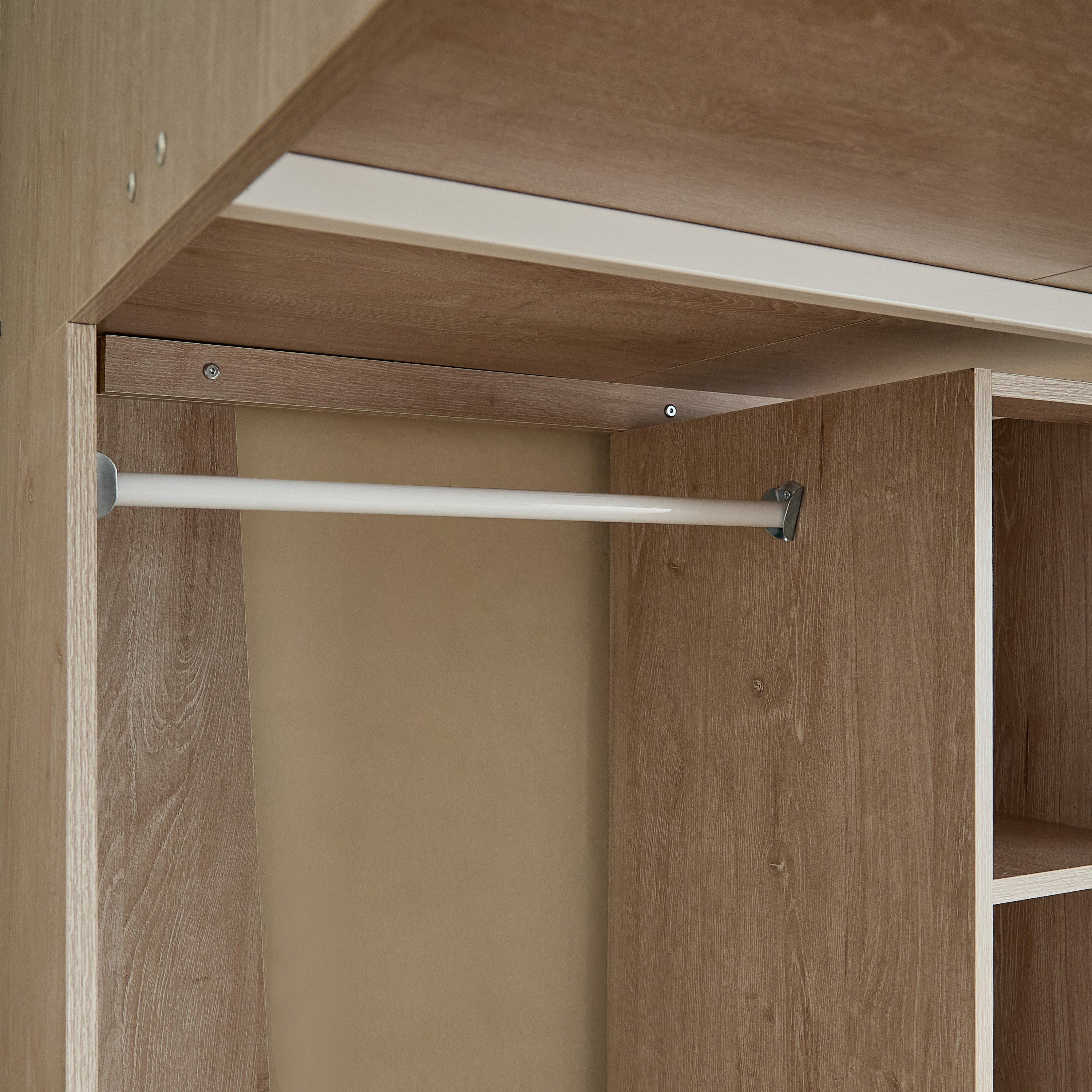 Movo Vanilla Halmstad Loft Bed with Storage and Ladder - 90x190 cm-hbxkidsandyouth-bedsandbedsets-bunkbeds-single-image-5