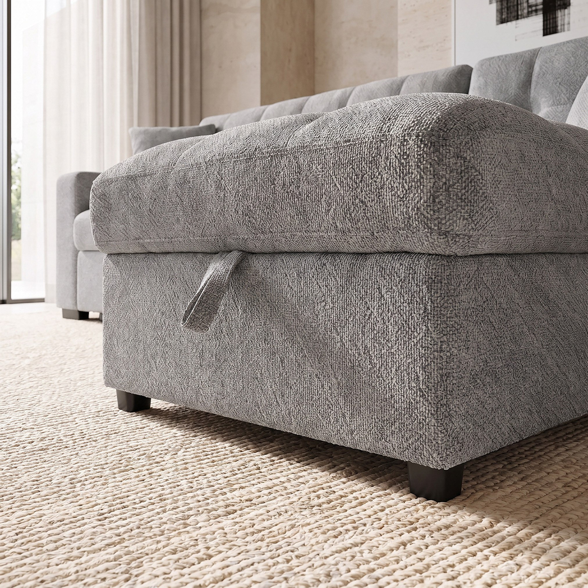 Movo LuxeLift 3-Seater 2-Cushion Reversible Corner Sofa Bed with Chaise Storage and USB-C Charging-hbxfurniture-sofasandarmchairs-sofabeds-image-8