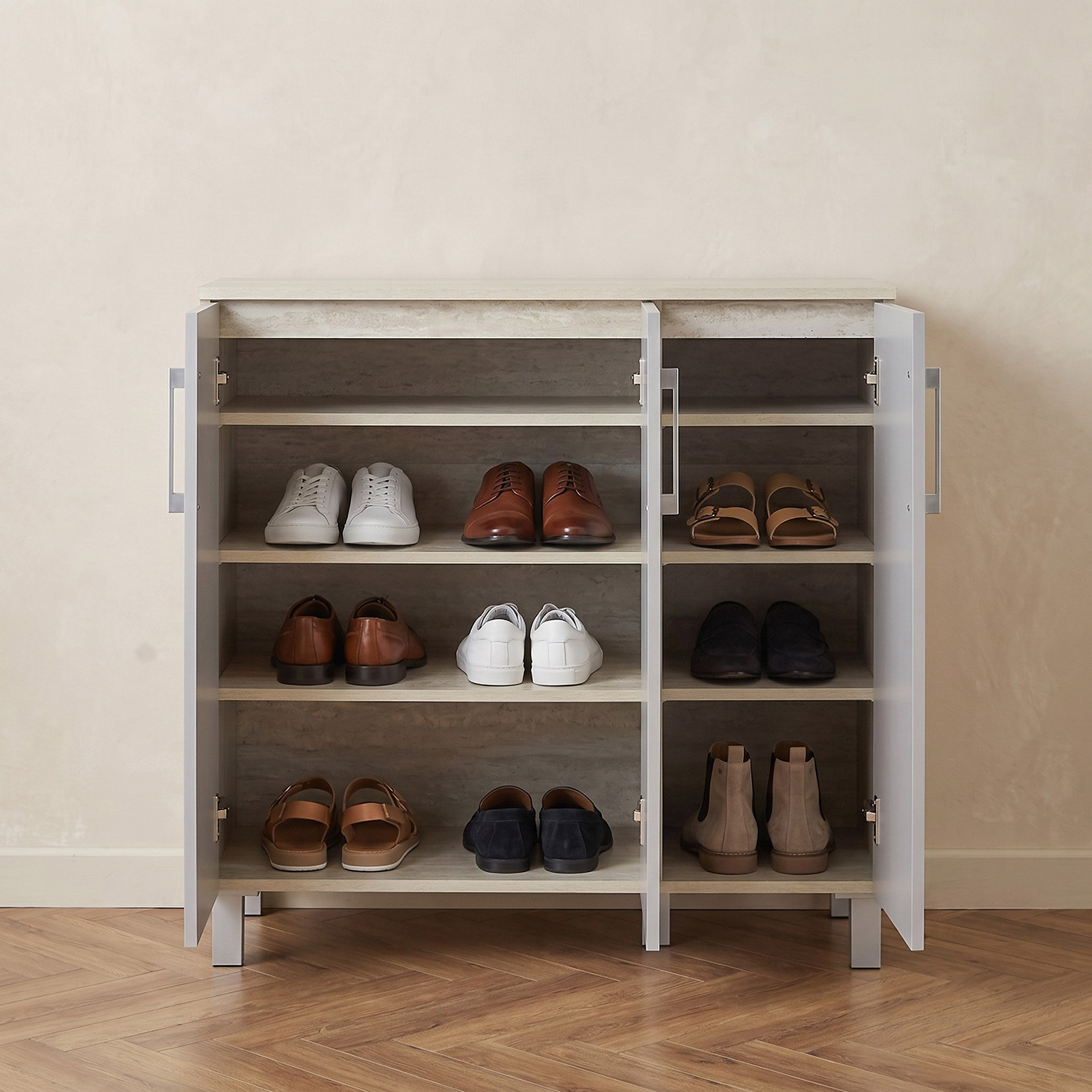 Movo Patara 18-Pair Shoe Cabinet with 3 Doors-hbxbedroom-shoecabinetsandracks-image-4