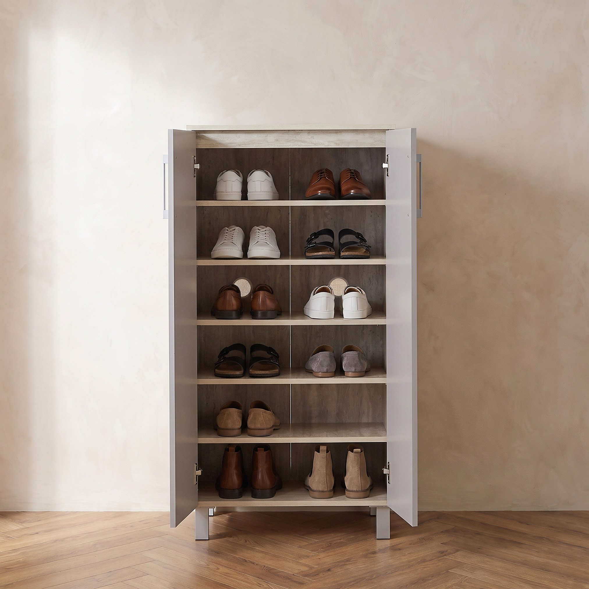 Movo Patara 18-Pair Shoe Cabinet with 2 Doors-hbxbedroom-shoecabinetsandracks-image-4