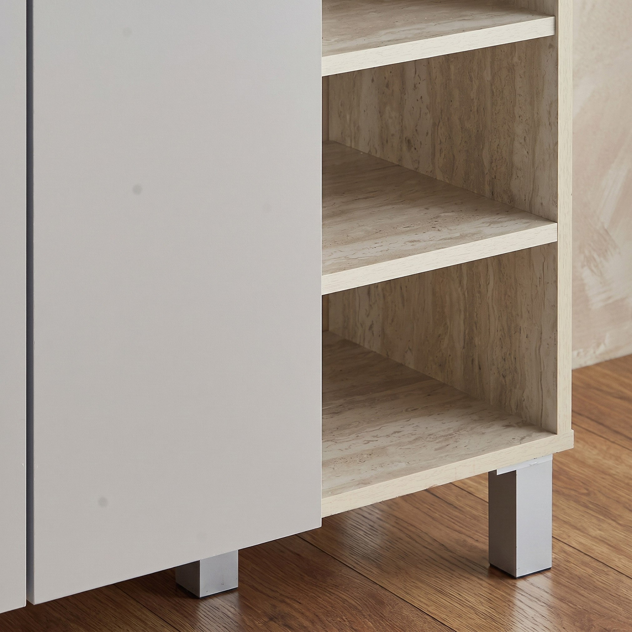 Movo Patara 22-Pair Shoe Cabinet with 2 Doors and Open Shelf-hbxbedroom-shoecabinetsandracks-image-5