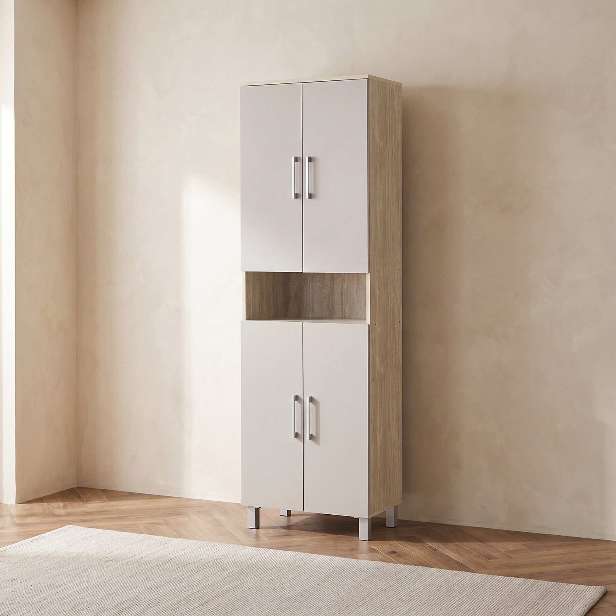 Movo Patara 26-Pair Shoe Cabinet with 4 Doors and Open Shelf-hbxbedroom-shoecabinetsandracks-image-2