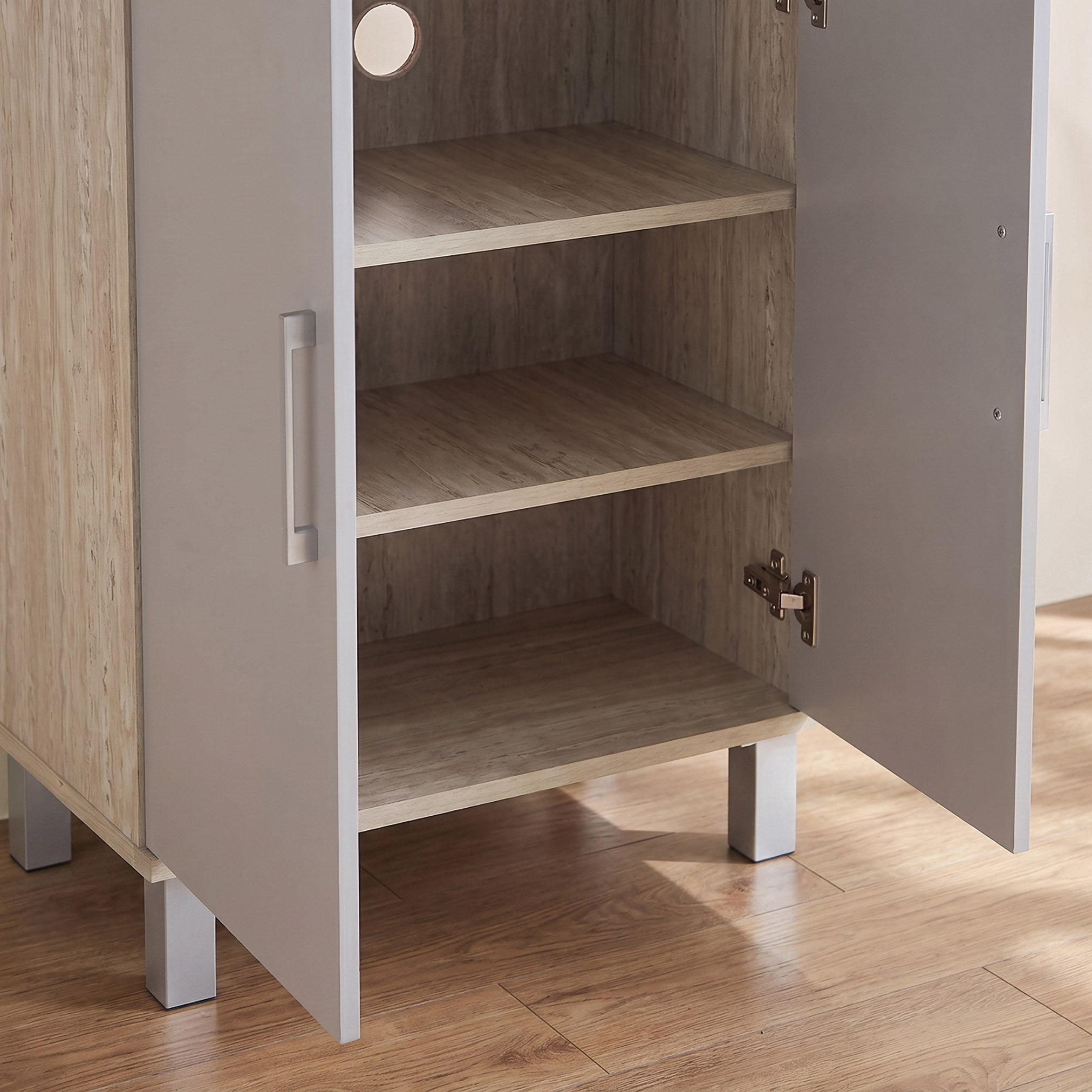 Movo Patara 26-Pair Shoe Cabinet with 4 Doors and Open Shelf-hbxbedroom-shoecabinetsandracks-image-6