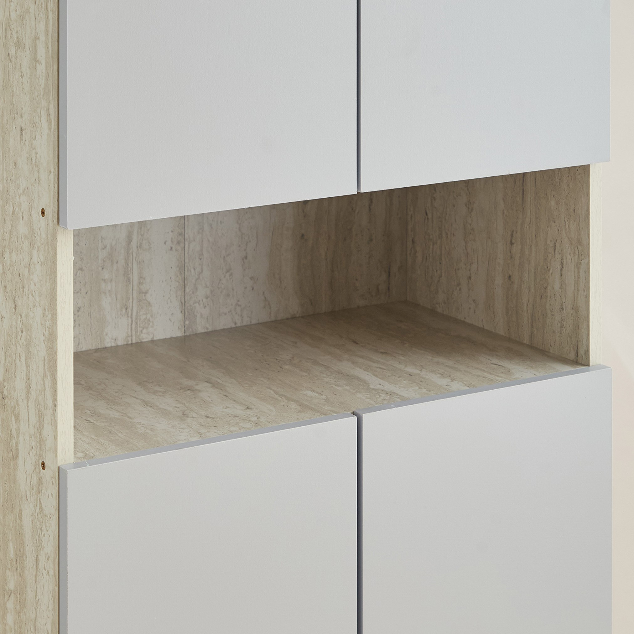 Movo Patara 26-Pair Shoe Cabinet with 4 Doors and Open Shelf-hbxbedroom-shoecabinetsandracks-image-7