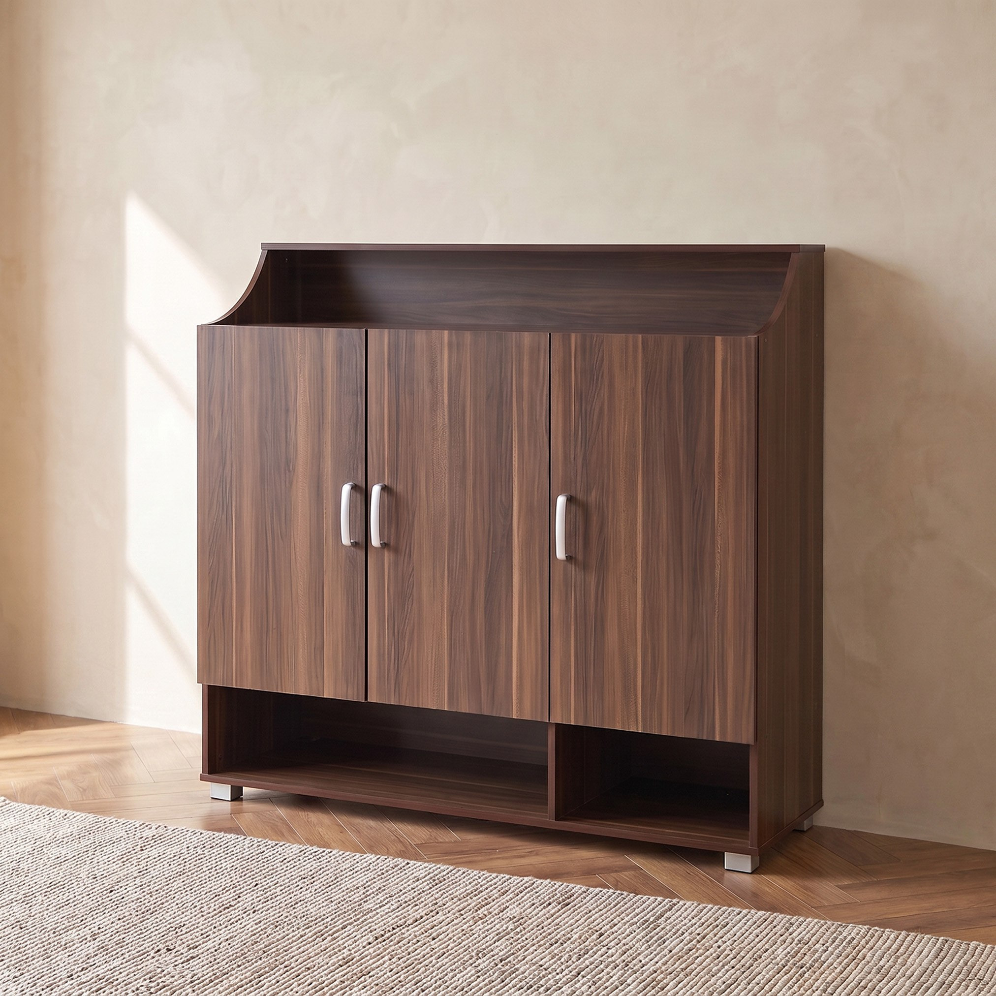 Capri Emotion 28-Pair Shoe Cabinet with 3 Doors-hbxbedroom-shoecabinetsandracks-image-2