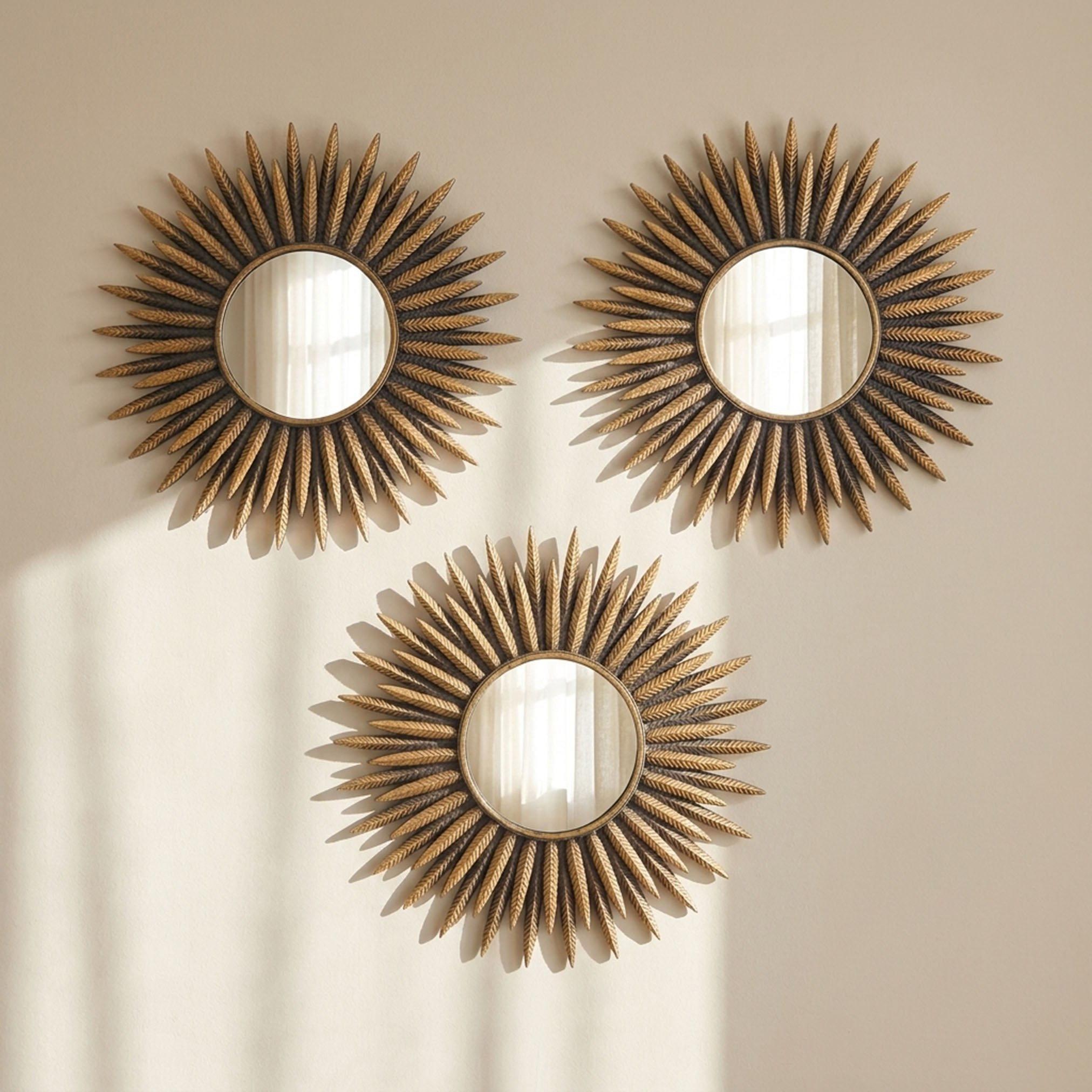 Caseti 3-Piece Trio Mirror Set - 25 cm-hbxhomeware-hbxdecorandfurnishings-image-1