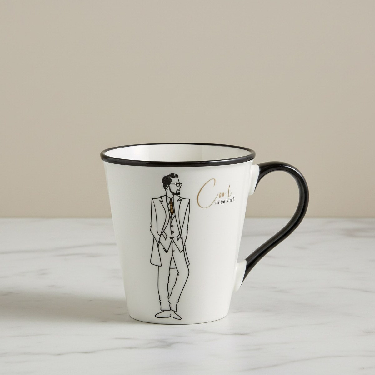 Susan Man Sketch Mug - 340 ml-hbxdecorandfurnishings-tabletop-coffeeandteasets-image-1